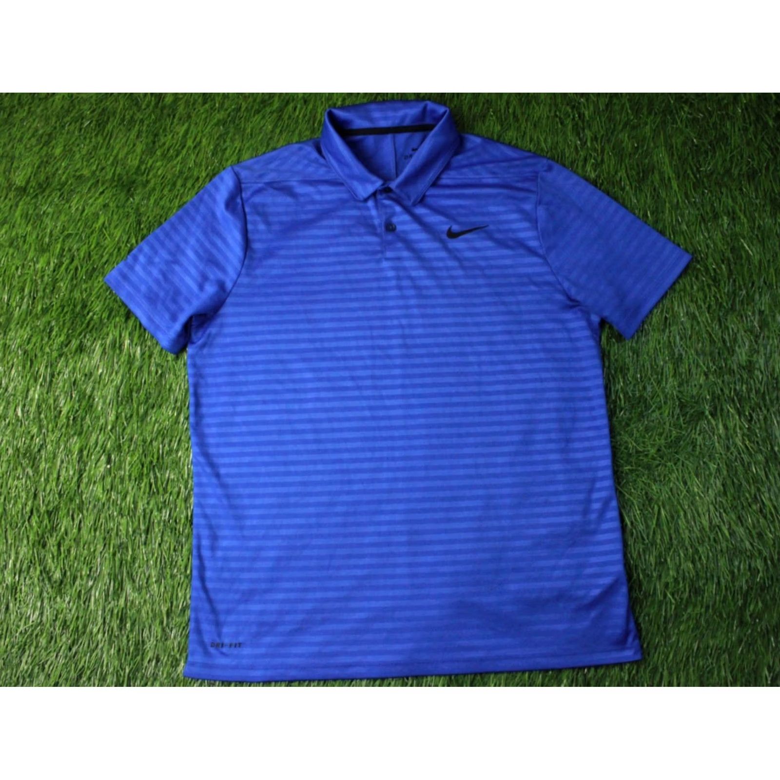 Nike NIKE Dri-FIT Polo Shirt Mens L Blue 2018 Nike Golf 929102-480 Size US L / EU 52-54 / 3 - 2 Thumbnail
