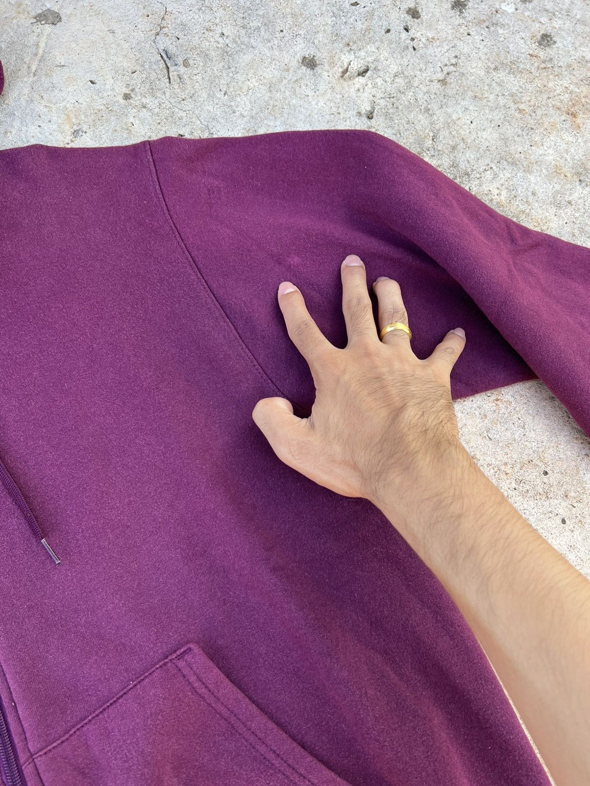 Champion Faded Champion Maroon Zipup Size US M / EU 48-50 / 2 - 8 Thumbnail