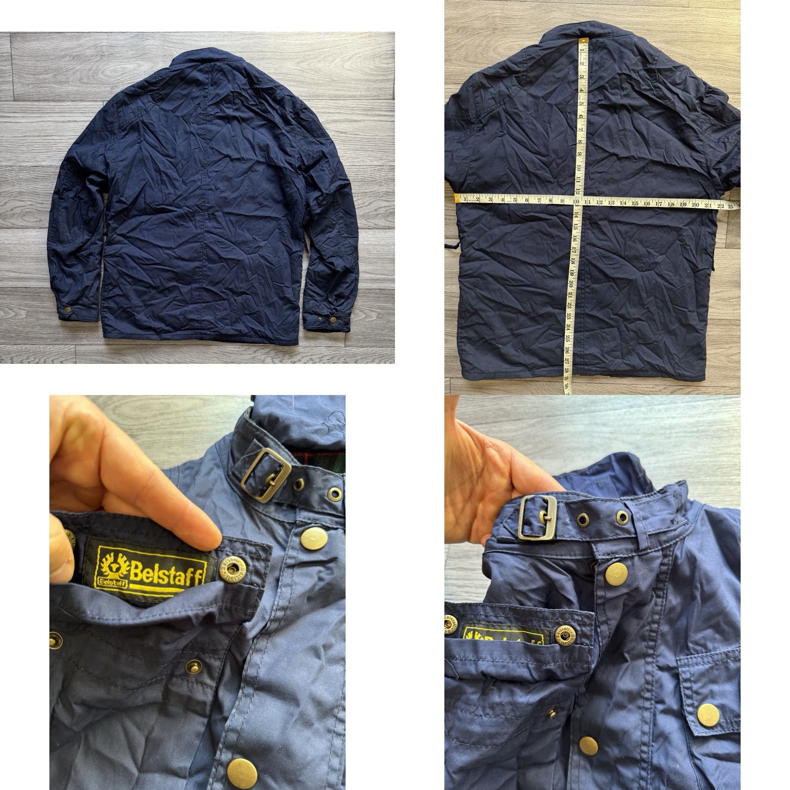 Belstaff Belstaff RACEMASTER Jacket Navy Size S Cotton Men Brown Label? Size US S / EU 44-46 / 1 - 9 Thumbnail