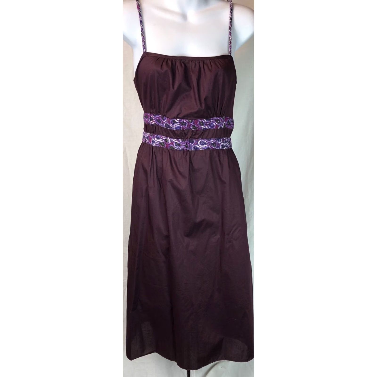 Old Navy VINTAGE Old Navy Midi Slip Dress M Purple 90s Y2K Whimsigoth Beac h Gothic Coquette 2000s? Size M / US 6-8 / IT 42-44 - 6 Thumbnail