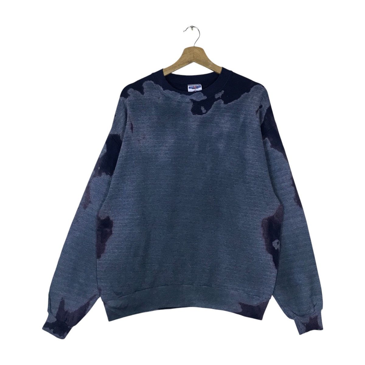 Jerzees Vintage Jerzees Acid Wash Pullover Jumper Sweatshirt Size US L / EU 52-54 / 3 - 1 Thumbnail