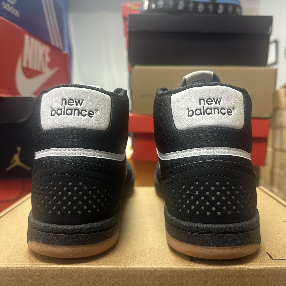 New Balance Size 7 (8.5W) - New Balance Numeric 440 ‘Black White High’ Size US 7 / EU 40 - 4 Thumbnail