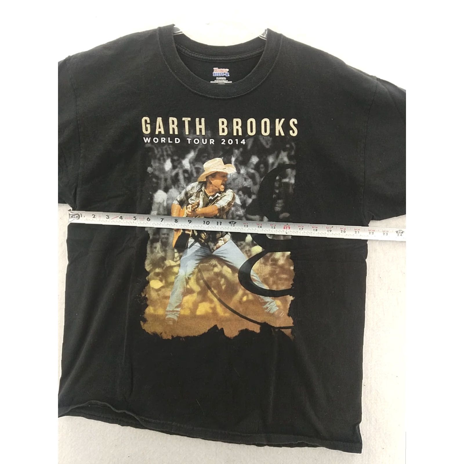 Hanes Hanes Beefy-T Garth Brooks 2014 Concert Tour Country Music T Shirt Size XL Black Crew Neck Men Short Sleeve Graphic Tee Size US XL / EU 56 / 4 - 3 Thumbnail