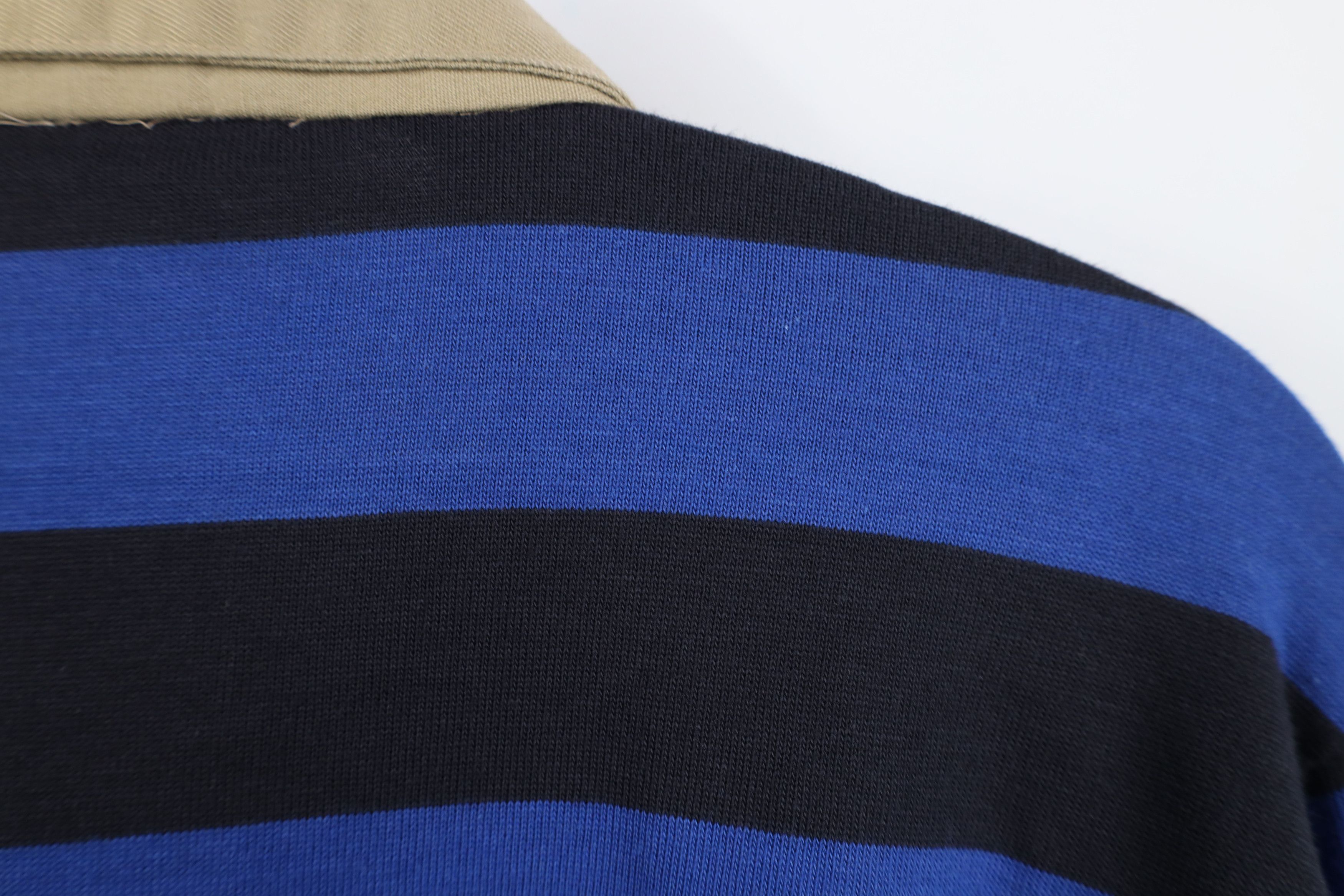 Vintage Vintage 90s Streetwear Block Knit Long Sleeve Rugby Polo USA Size US XL / EU 56 / 4 - 11 Thumbnail