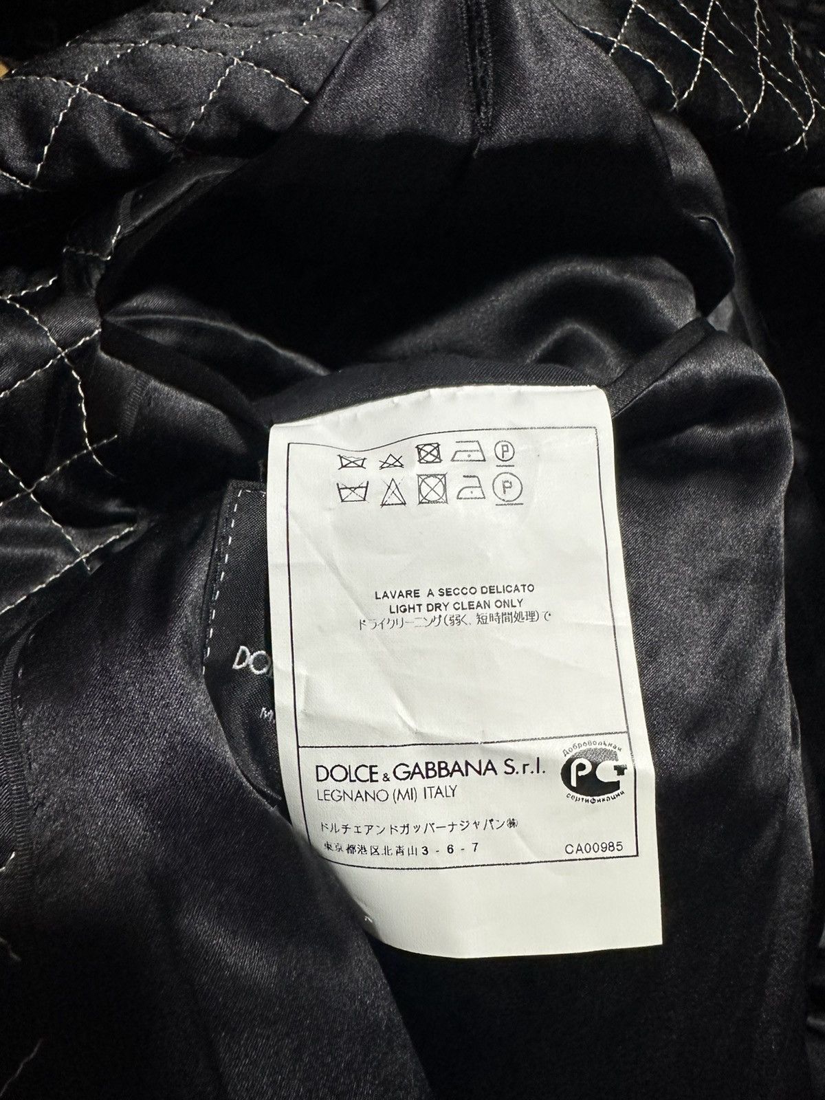 Dolce & Gabbana velour floral blazer