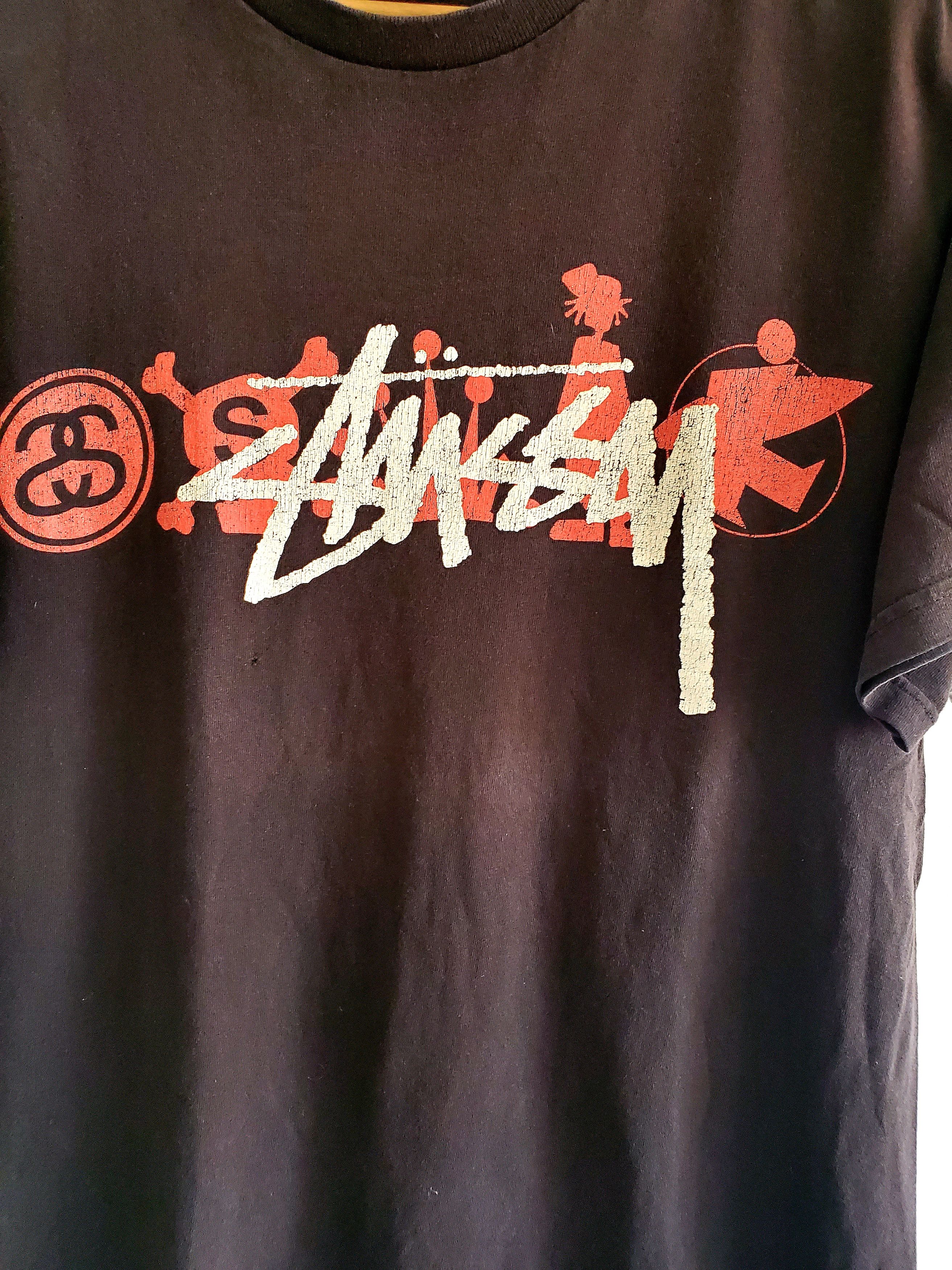 Stussy × Vintage Vintage Stussy All Logo Mirror Print Streetwear Rare size M Size US M / EU 48-50 / 2 - 3 Thumbnail