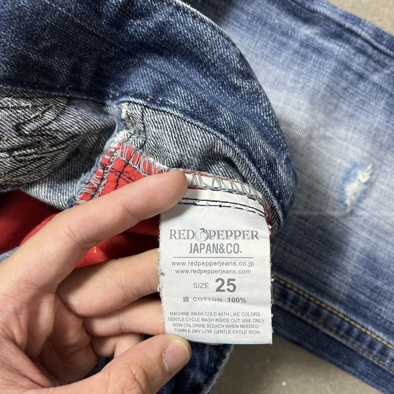 If Six Was Nine × Japanese Brand × Le Grande Bleu (L.G.B.) Red Pepper Wings Flare Jeans Size 30" / US 8 / IT 44 - 7 Thumbnail