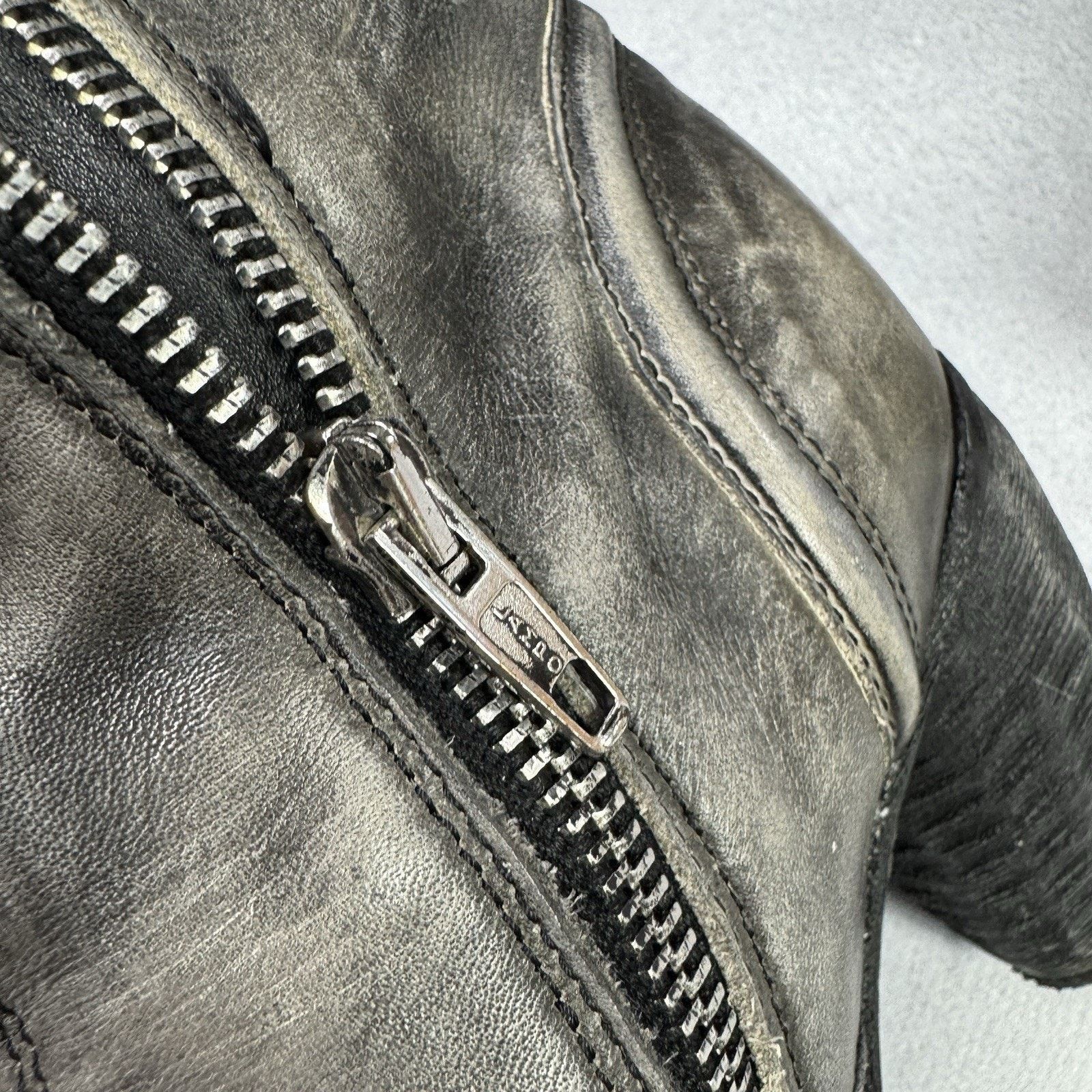 Allsaints All Saints Amarante Heel Distressed Leather Boots 39 US9 Size US 9 / IT 39 - 14 Thumbnail