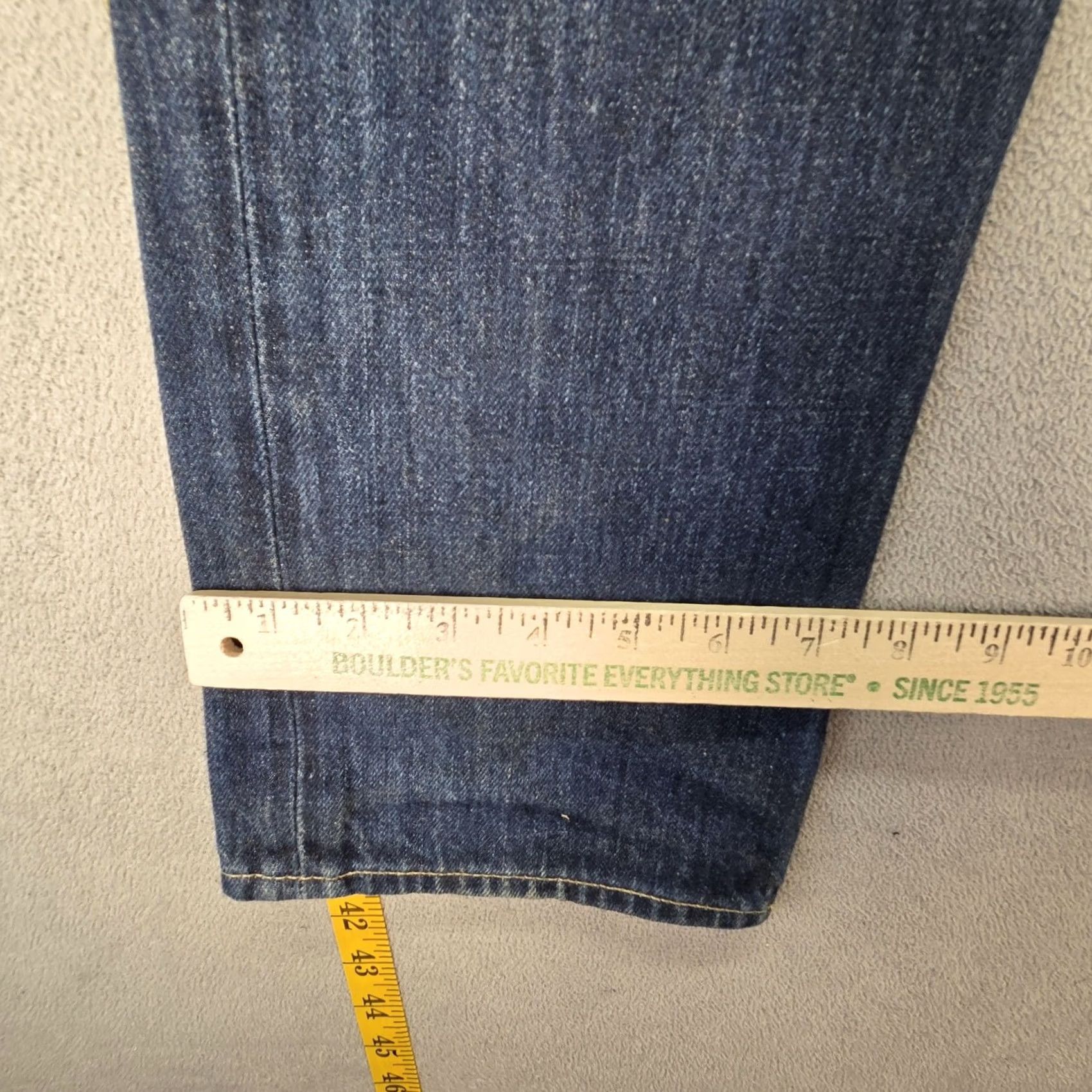 Polo Ralph Lauren Polo Ralph Lauren Jeans Mens 33x32 Blue Med Wash Slim Straight Denim Pocket Logo Distressed Wintry? Size US XS / EU 42 / 0 - 5 Thumbnail