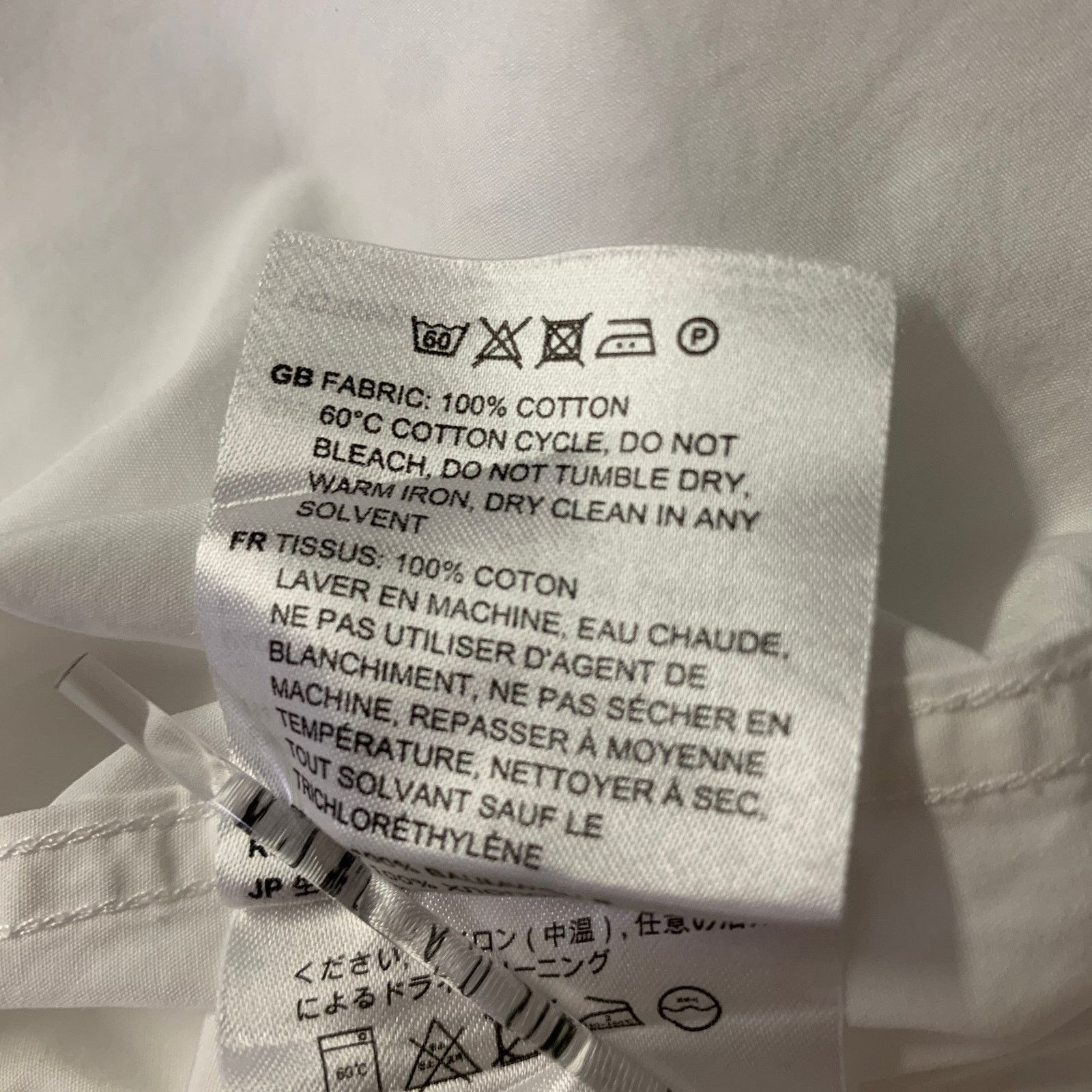 Toteme TOTEME Size 10 White Cotton Shirt Size L / US 10 / IT 46 - 7 Thumbnail