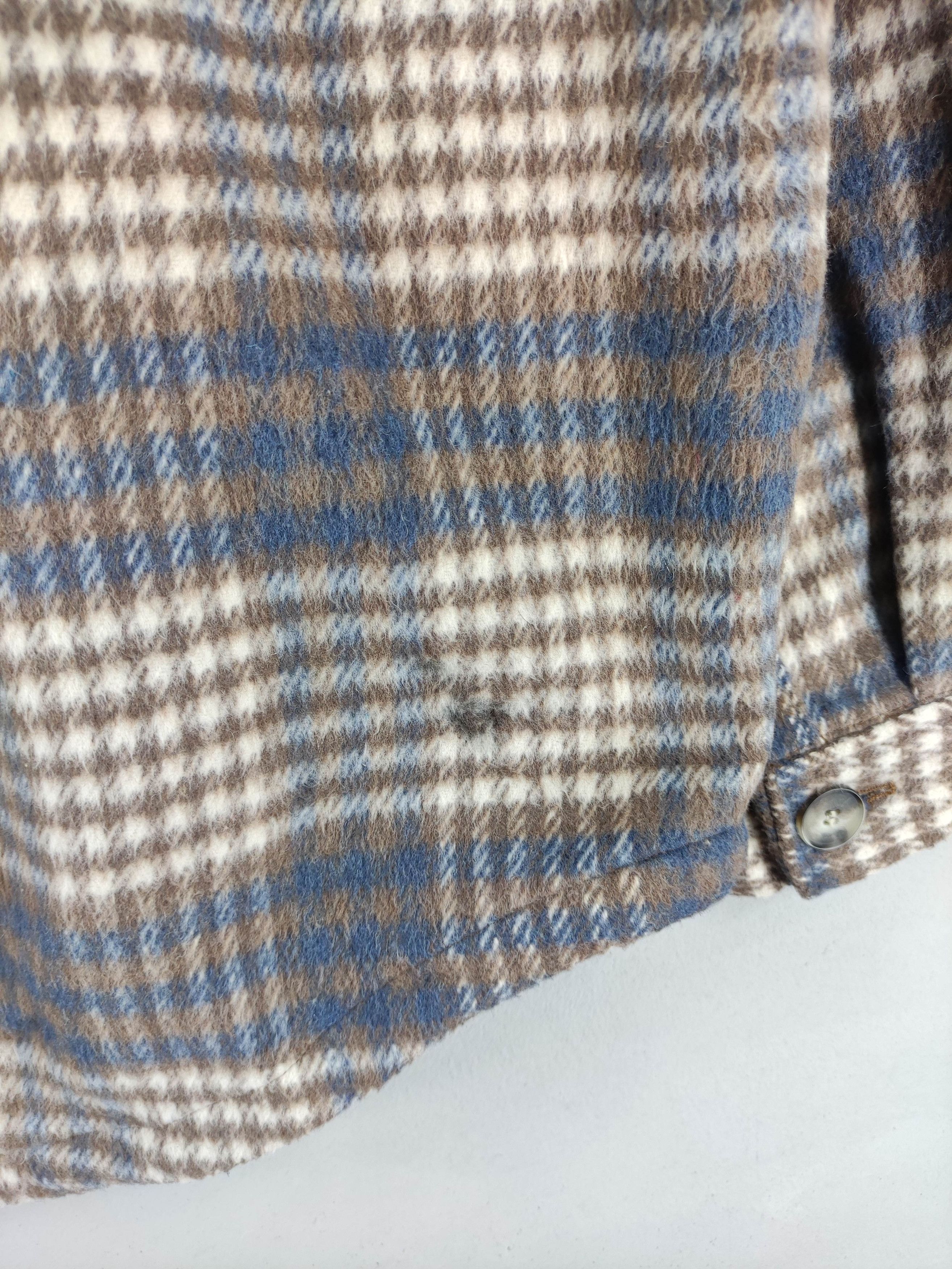 Japanese Brand Vintage Rag Machine Jacket Flannel Button Up Size M / US 6-8 / IT 42-44 - 6 Thumbnail