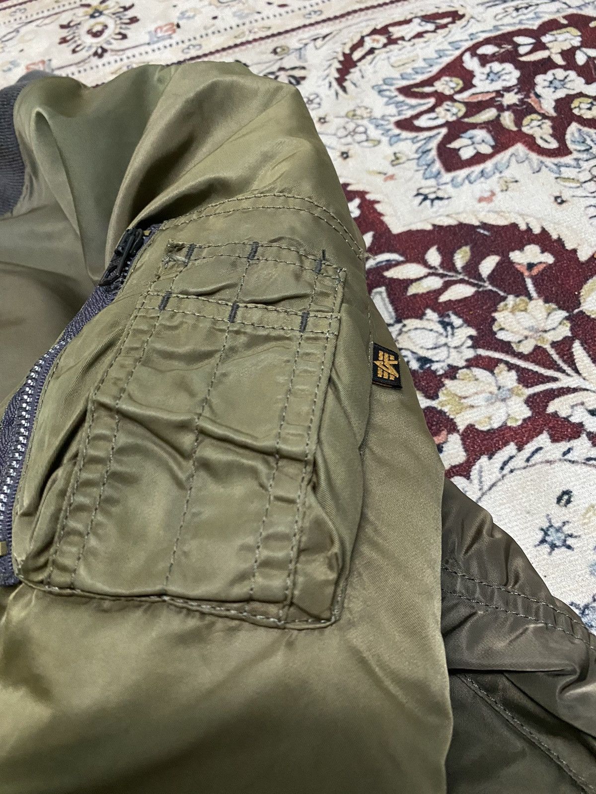 Alpha Industries Vintage Ma-1 Alpha industries sunfaded bomber jacket Size US M / EU 48-50 / 2 - 9 Thumbnail