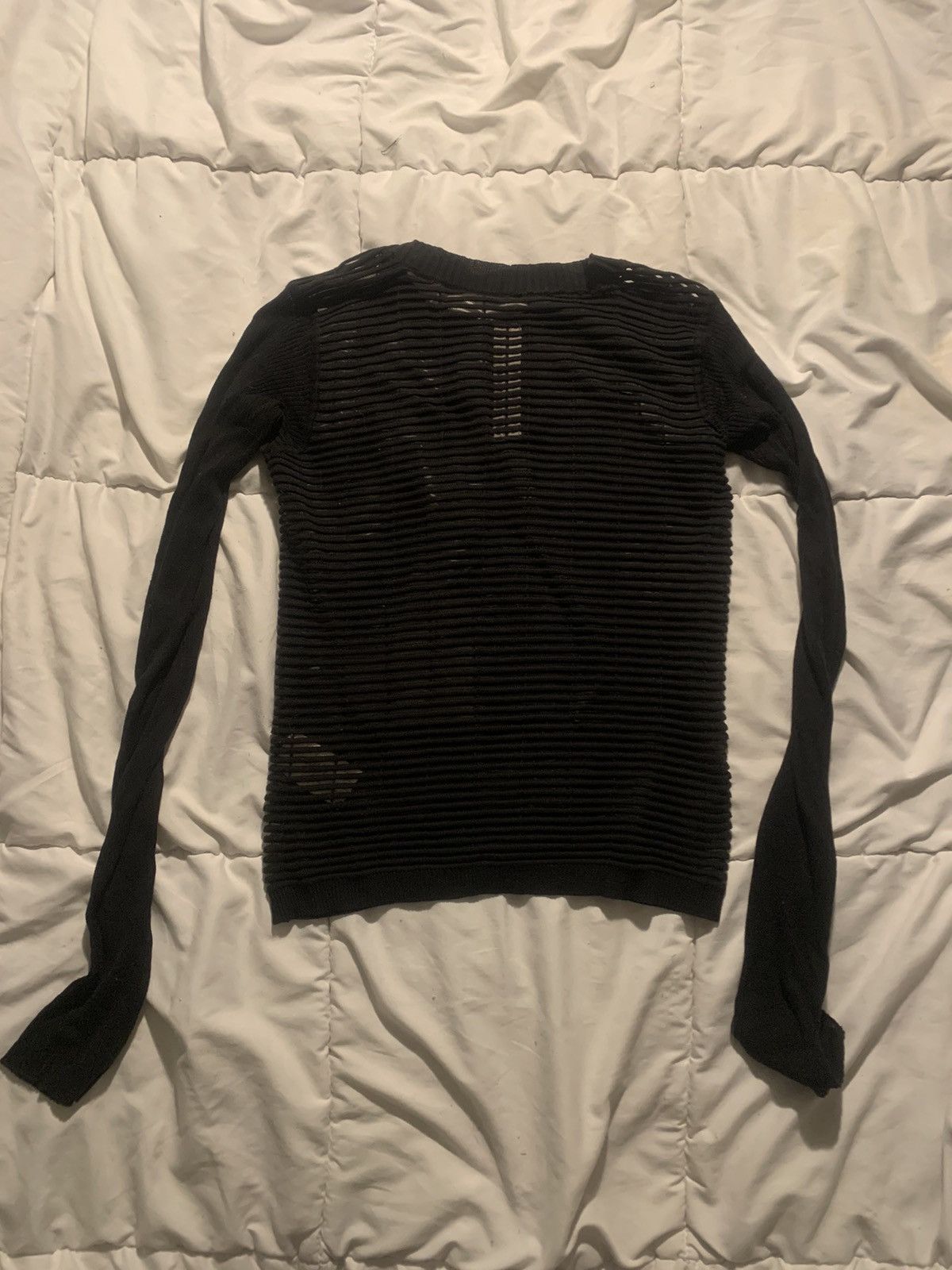 Rick Owens S/S15 Ribbed Knit Sweater Size US XS / EU 42 / 0 - 2 Preview