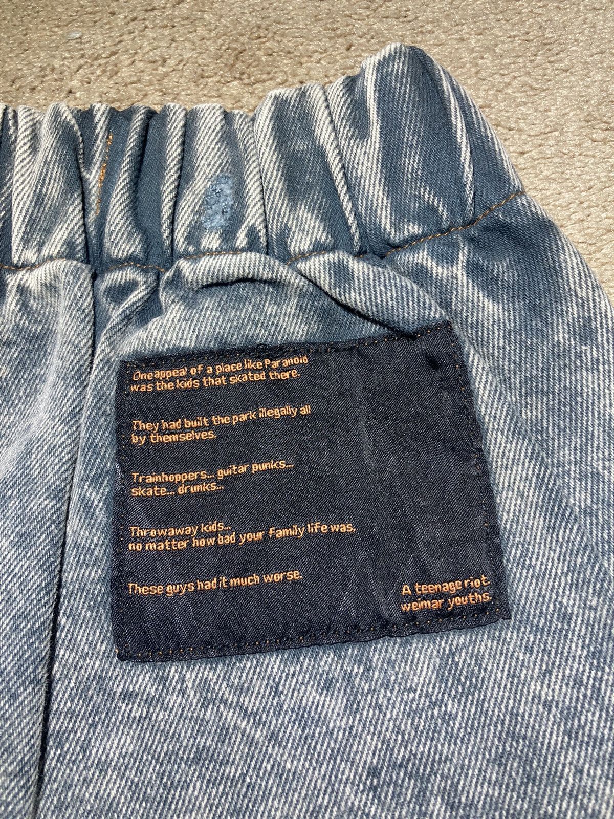 Liberal Youth Ministry SS21 New Liberal Youth Ministry Pants Destroyed Jeans Small Size US 30 / EU 46 - 10 Thumbnail