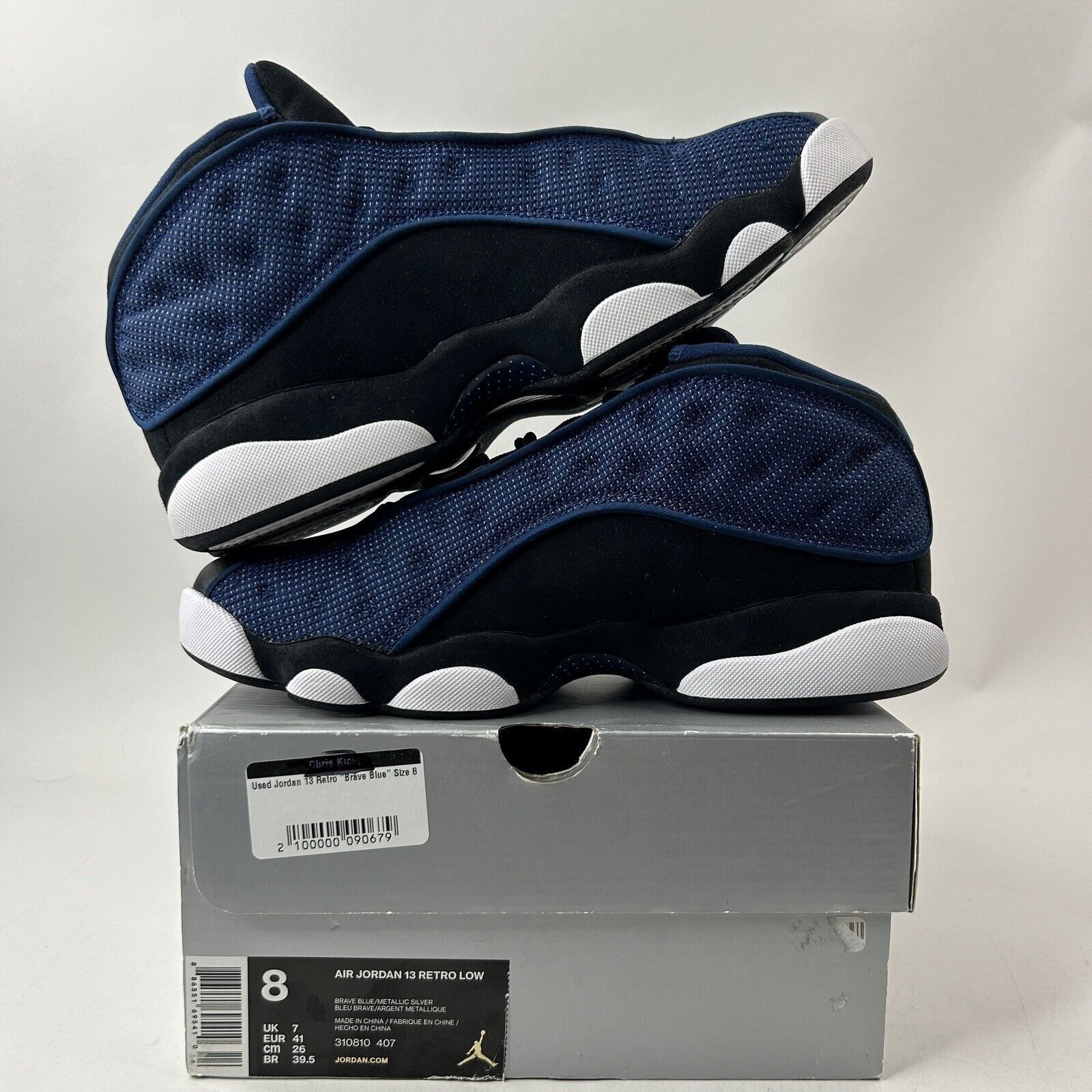 Nike Nike Air Jordan 13 Retro Low “Brave Blue” 2024 Size US 8 / EU 41 - 3 Thumbnail