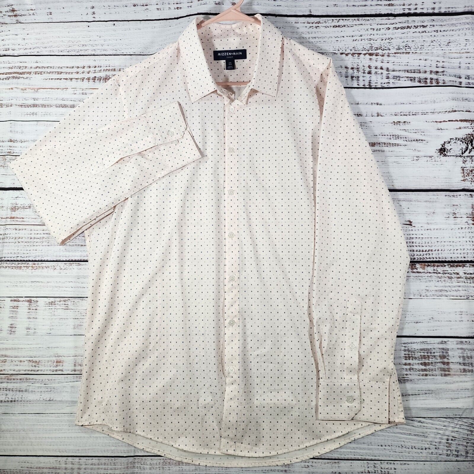 Mizzen+Main Mizzen Main Mens 2XL Pink White Leeward Collection Stars Size US XXL / EU 58 / 5 - 1 Thumbnail