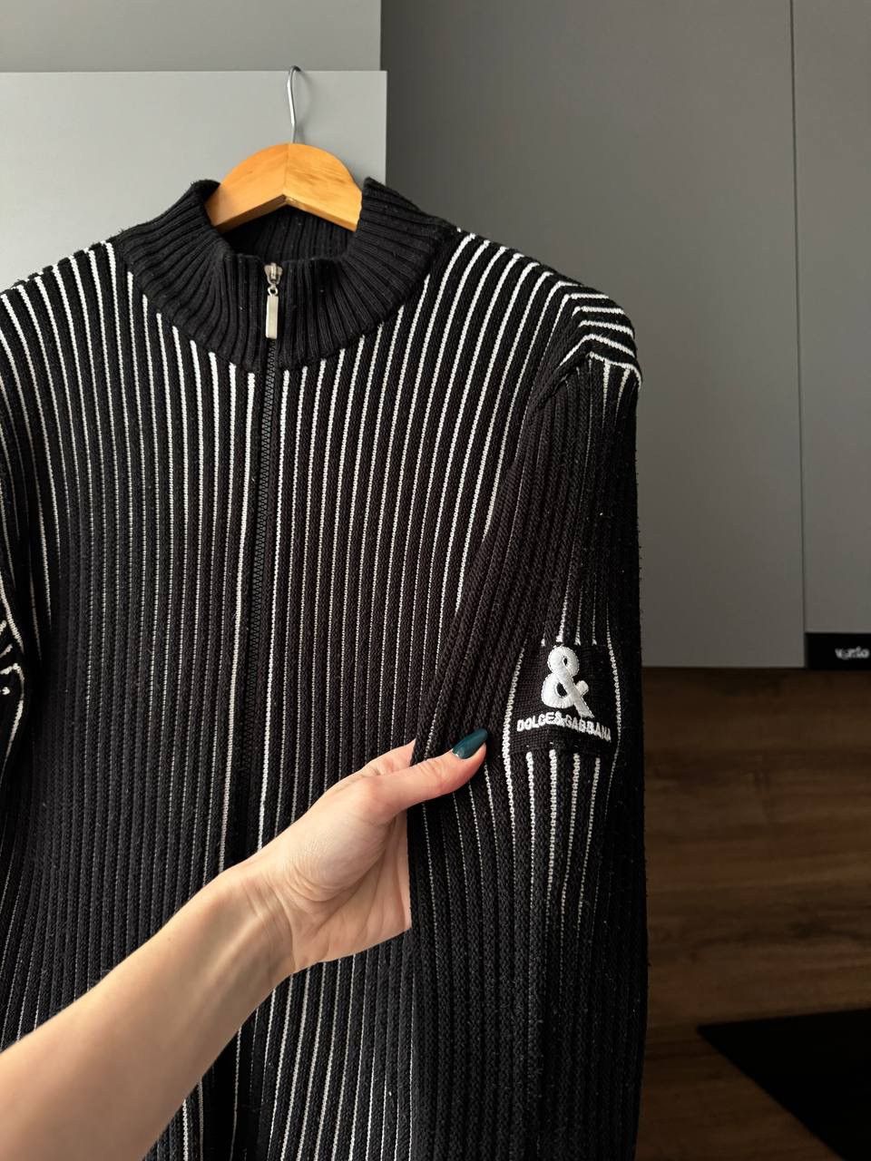 Dolce & Gabbana DOLCE & GABBANA 90s Slimfit Ribbed Knitted Sweater y2k Size US M / EU 48-50 / 2 - 3 Thumbnail