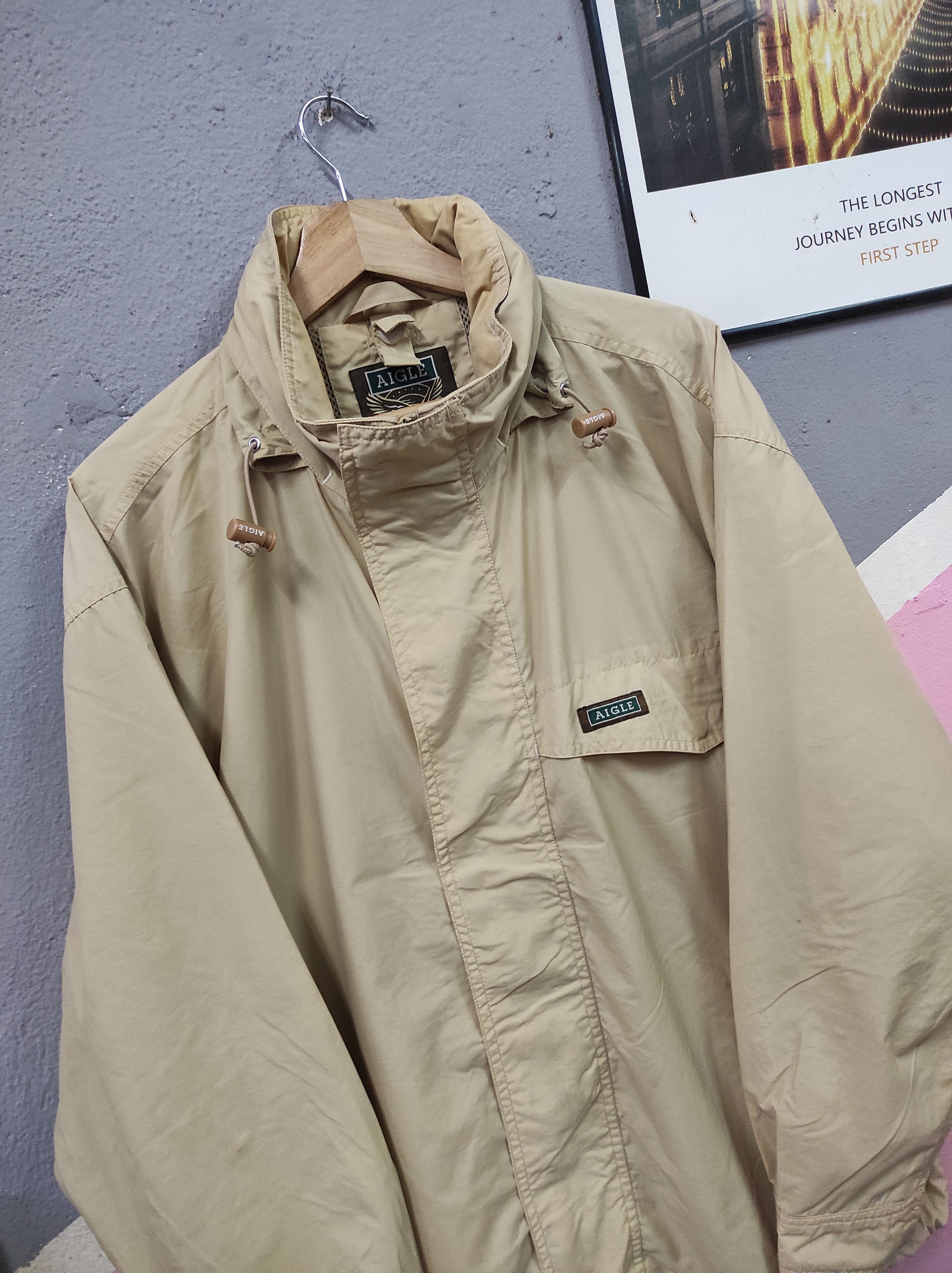Aigle × Japanese Brand AIGLE RECOMPOSITION PARKA JACKET HOODED Size US M / EU 48-50 / 2 - 2 Thumbnail