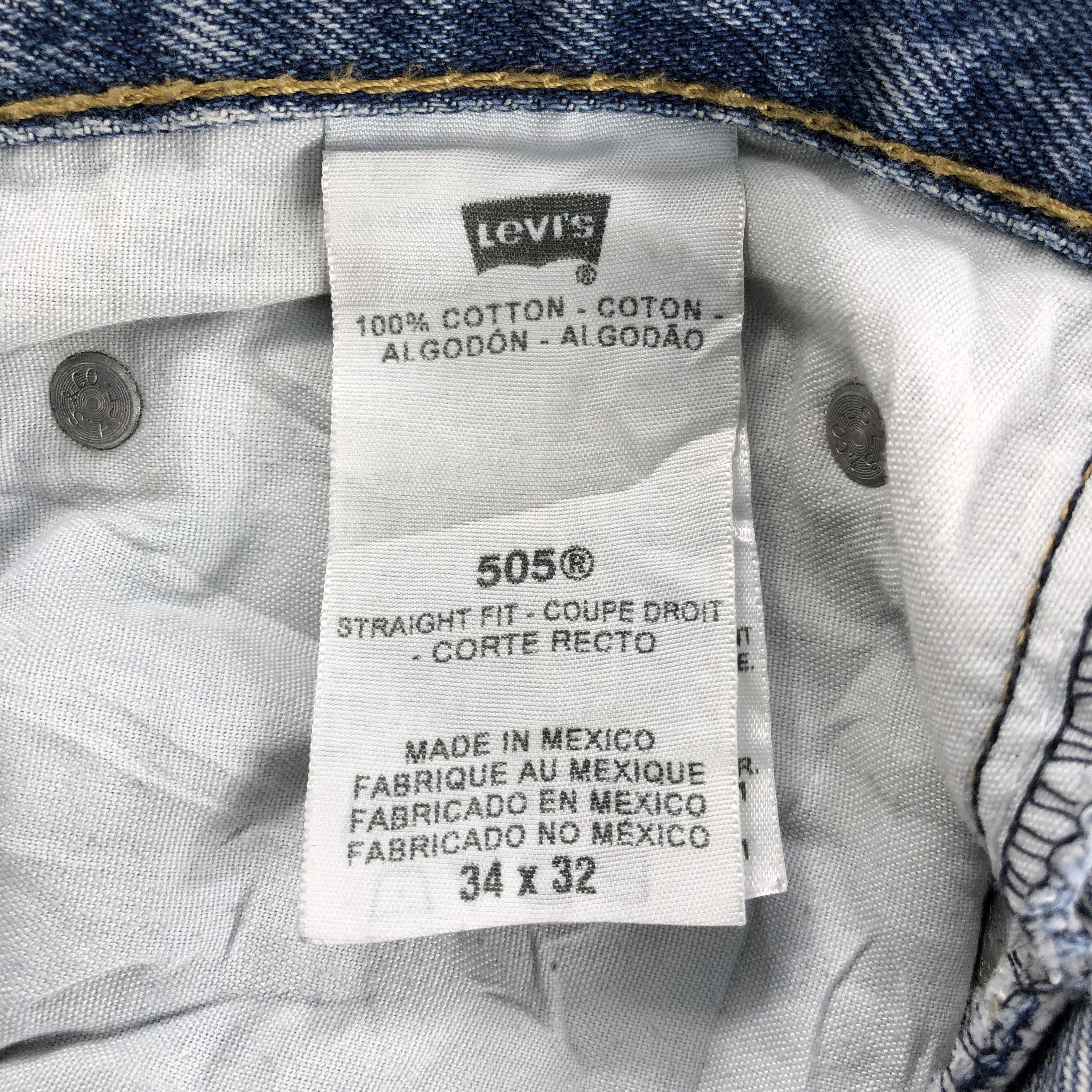 Levi's × Vintage Vintage Levis 505 Jeans-JM1314 Size US 35 - 10 Thumbnail
