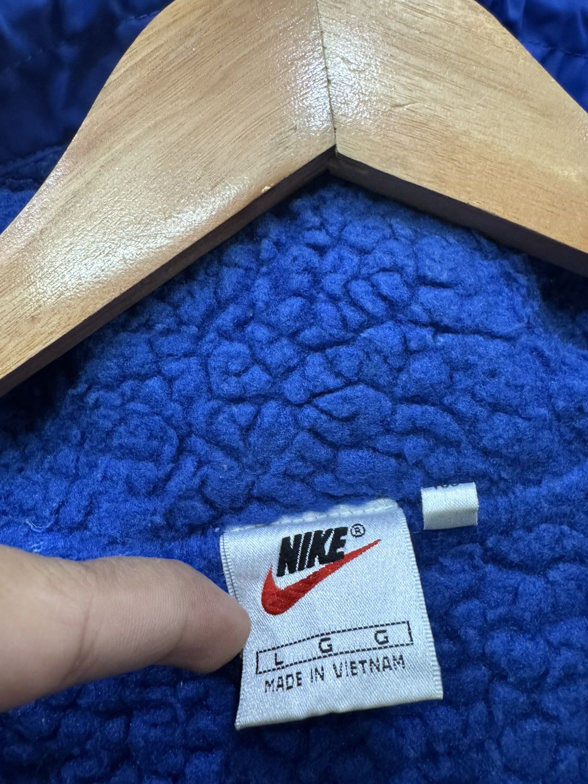 Nike × Vintage Vintage 90’s BIG swoosh Parkha Jacket Size US XL / EU 56 / 4 - 7 Thumbnail