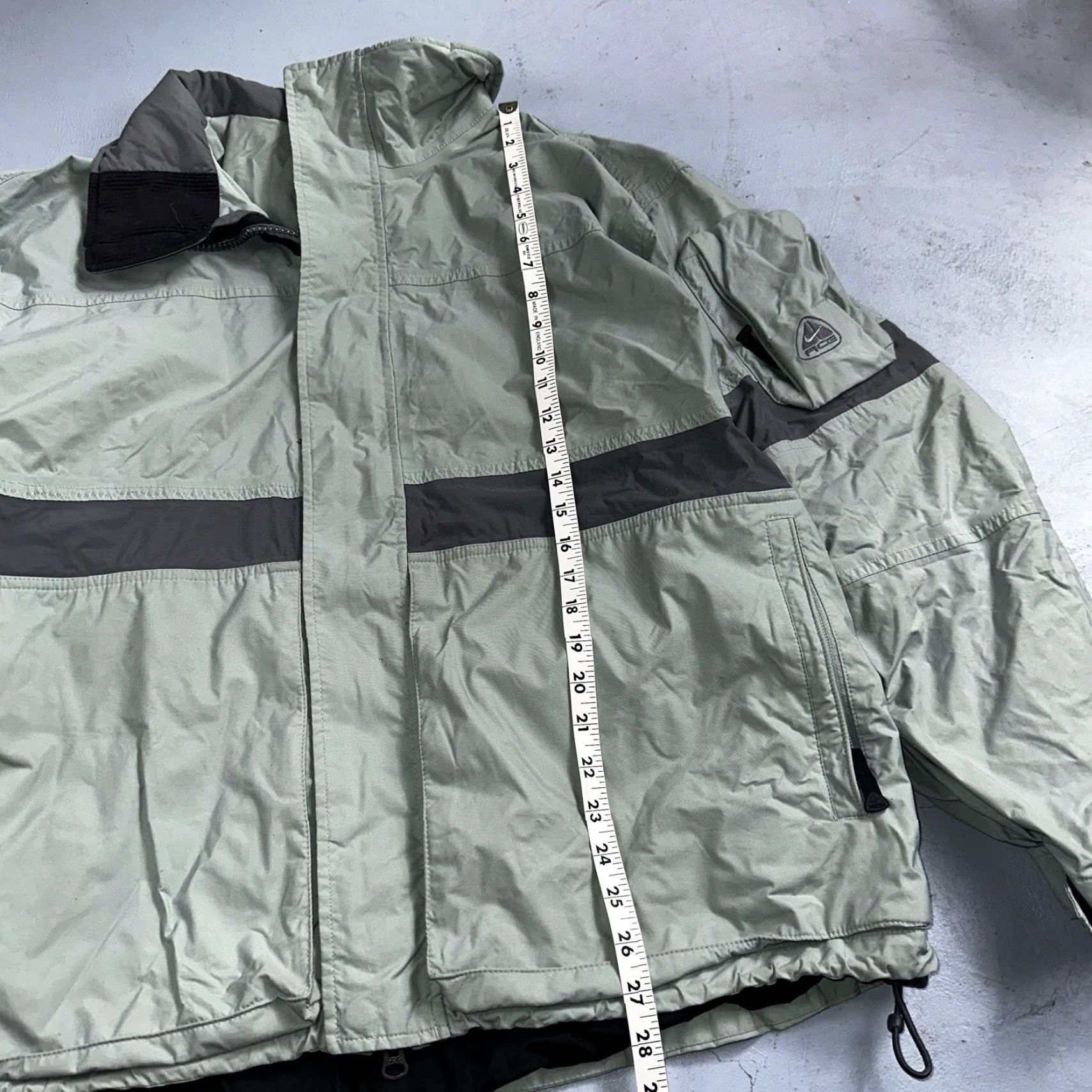 Nike Nike Storm Fit Jacket VTG ACG Rain Jacket Storm Fit Anorak 90s Teal Hiking Ski Snowboard L Blue 90s Mens Jacket Size US L / EU 52-54 / 3 - 5 Thumbnail