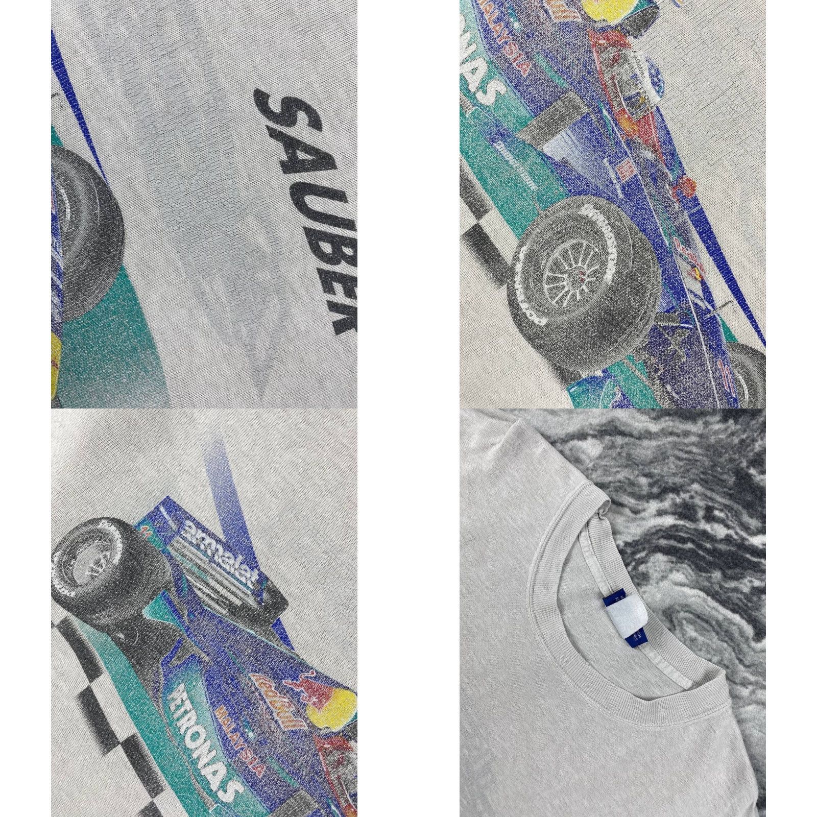 Vintage VINTAGE Red Bull Sauber Petronas F1 Racing T-Shirt Men XL White Crew Neck Short Sleeve Size US XL / EU 56 / 4 - 8 Thumbnail