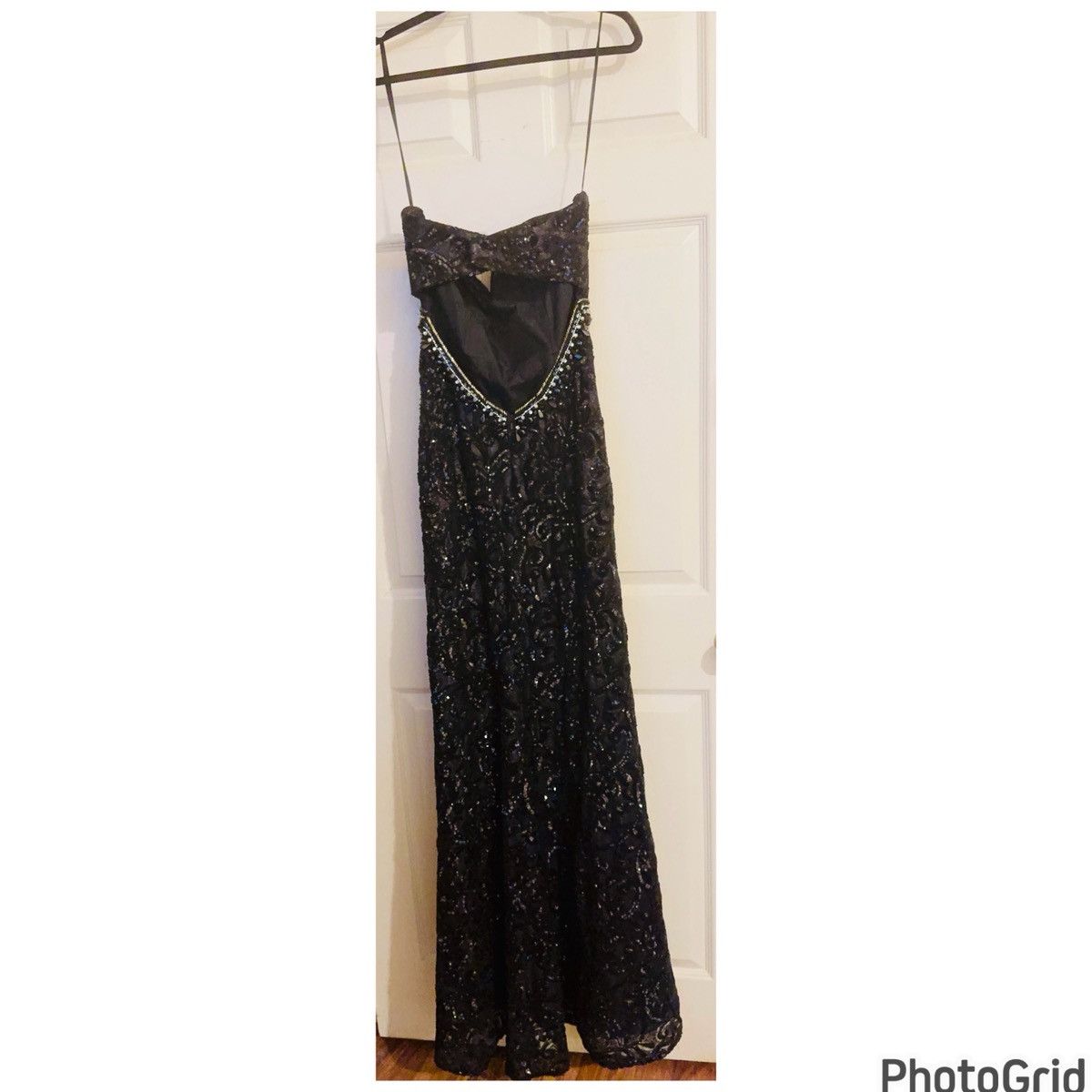 Other Madison James Strapless Beaded Gown Size L / US 10 / IT 46 - 4 Thumbnail