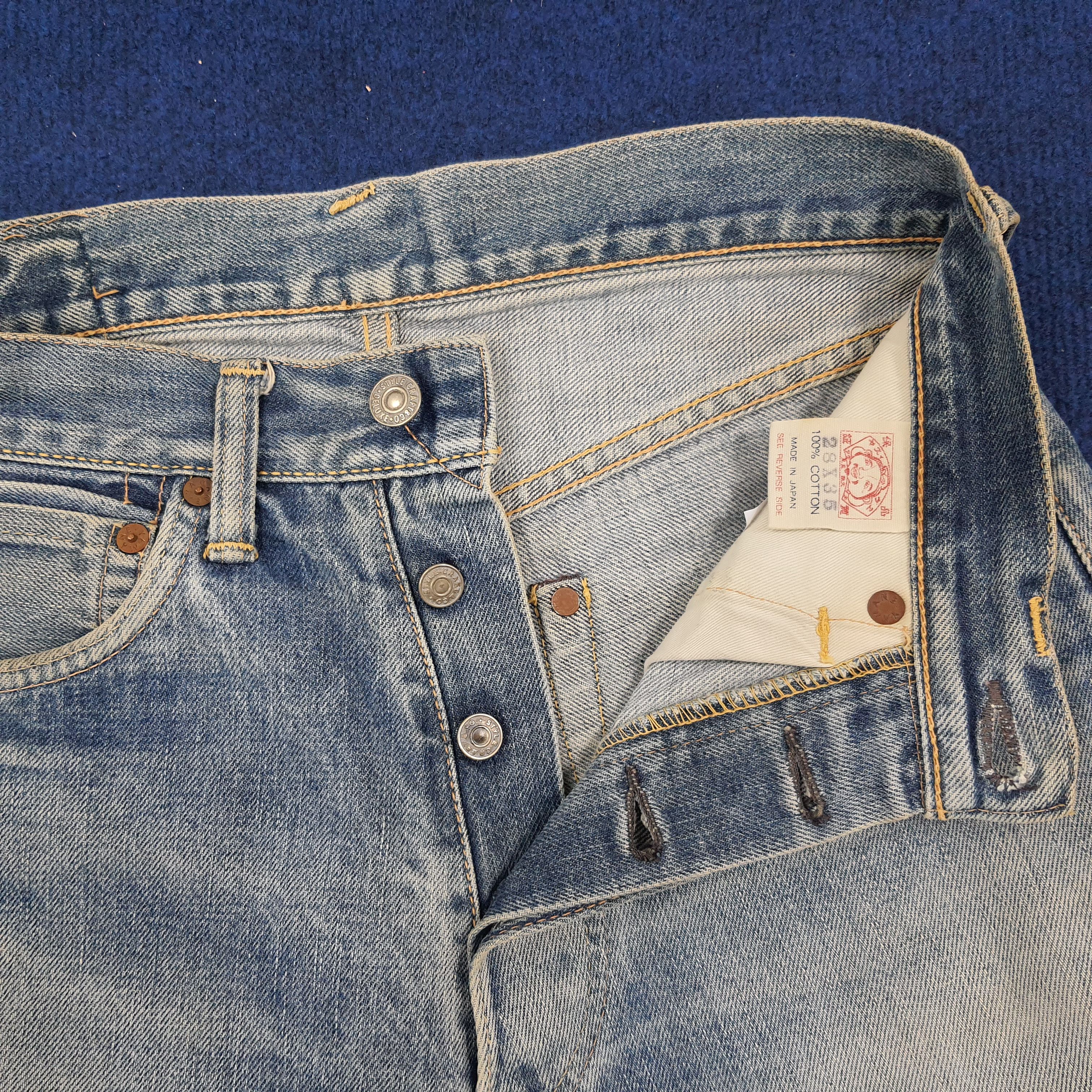 Evisu × Japanese Brand × Vintage Vintage Evisu Salvadge Japan Brand Custom Daicock Jeans Size US 27 - 7 Thumbnail