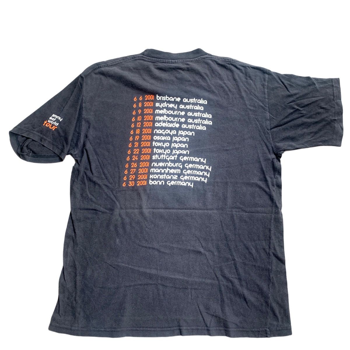 Band Tees × Vintage VTG Y2K JIMMY EAT WORLD TOUR 2001 TSHIRT Size US M / EU 48-50 / 2 - 3 Thumbnail