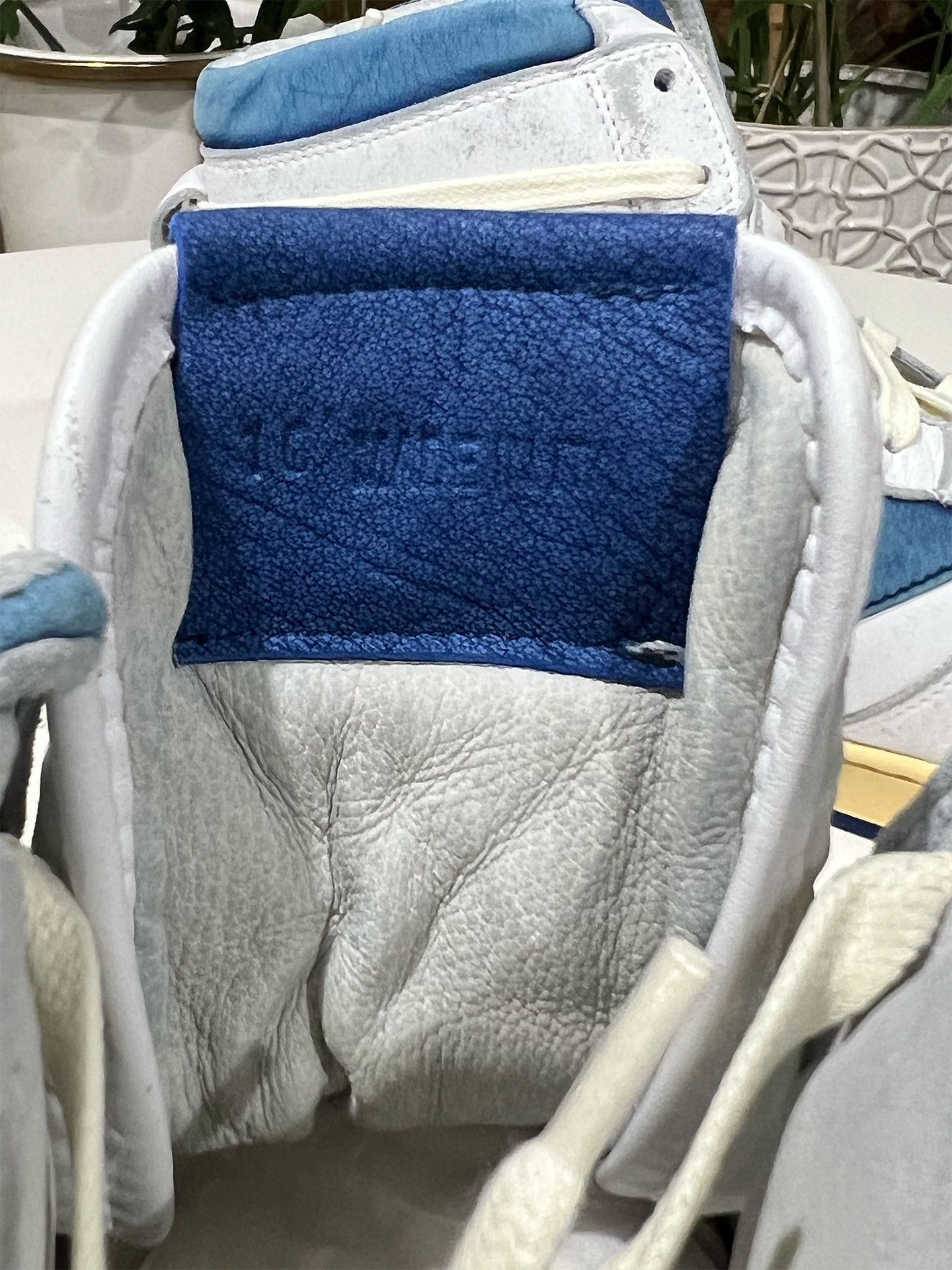 Rhude NWT-Rhude SSENSE Exclusive White & Blue Rhecess Hi Sneakers Size US 10 / EU 43 - 4 Thumbnail
