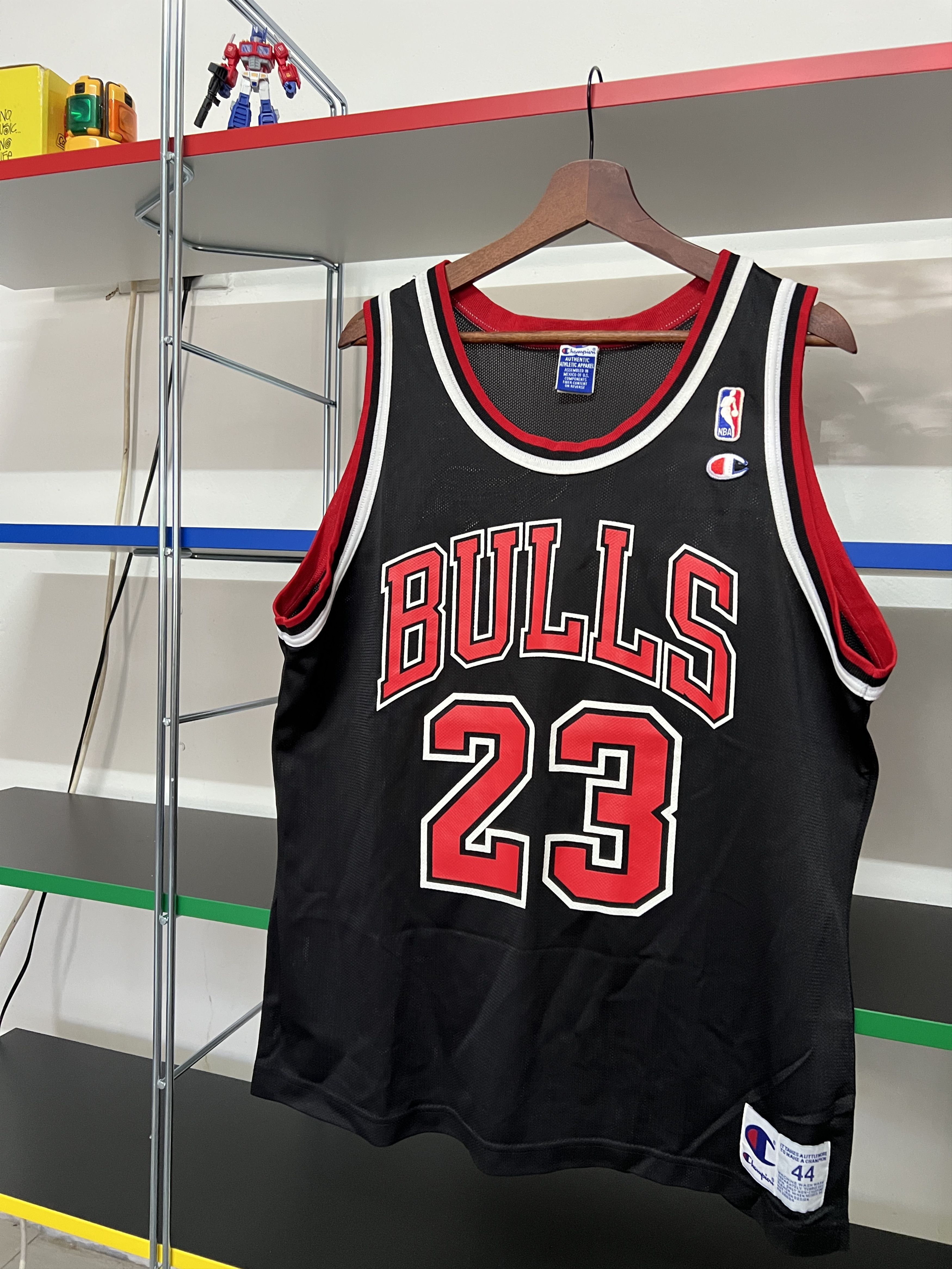 Champion Vintage Michael Jordan Chicago Bulls Jersey Champion 90s NBA Size US L / EU 52-54 / 3 - 3 Thumbnail