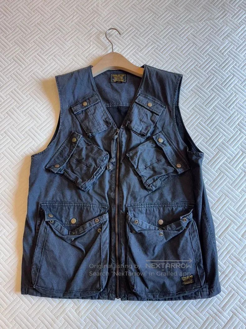 Neighborhood NBHD Washed Utility Vest L. Size US L / EU 52-54 / 3 - 1 Thumbnail