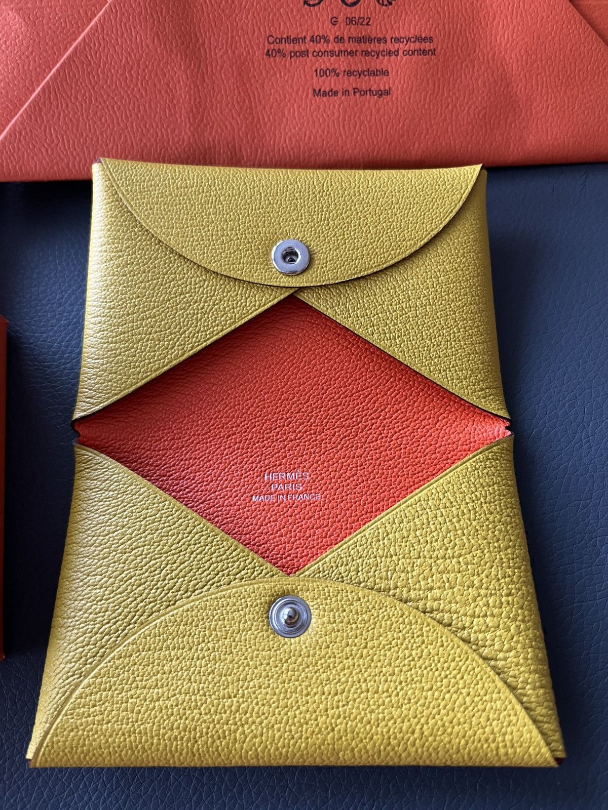 Hermes Brand New Hermes Calvi Wallet Special Edition Size ONE SIZE - 4 Thumbnail
