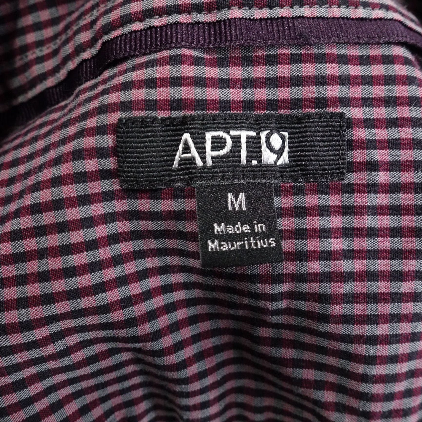 Apt. 9 VINTAGE APT 9 Shirt Men Medium Casual Cotton Checkered Long Sleeve Button-Up Size US M / EU 48-50 / 2 - 6 Thumbnail