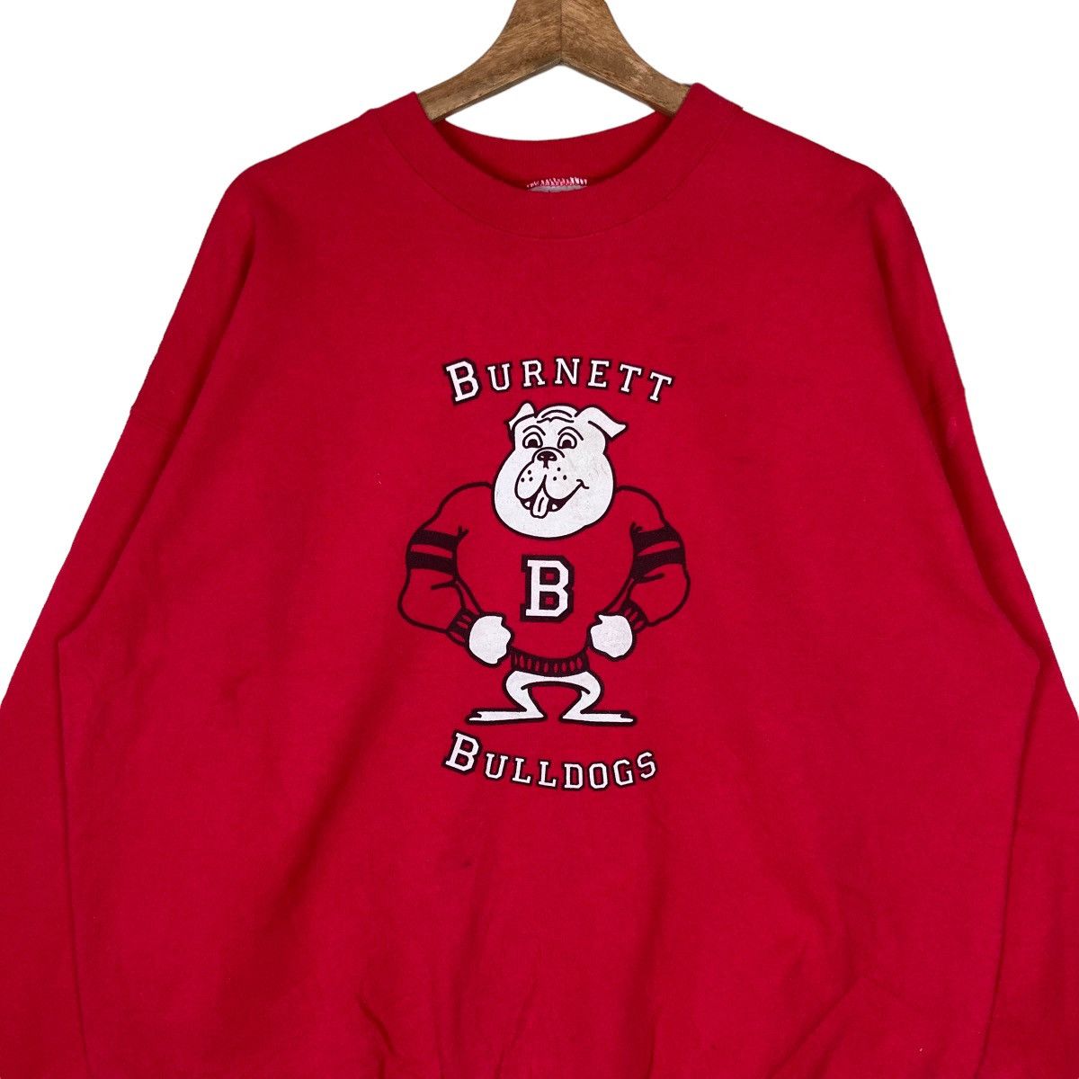 Hanes Vintage Hanes Burnett Bulldogs Pullover Jumper Sweatshirt Size US XL / EU 56 / 4 - 2 Thumbnail