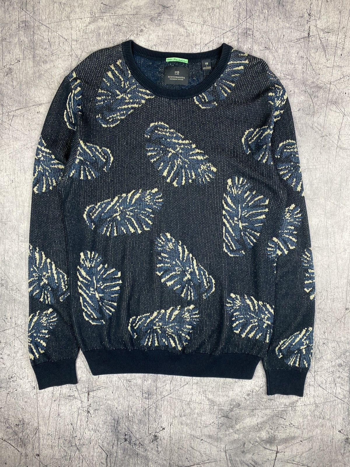 Scotch & Soda Scotch & Soda Overprinted Sweatshirt Size L Size US L / EU 52-54 / 3 - 2 Thumbnail