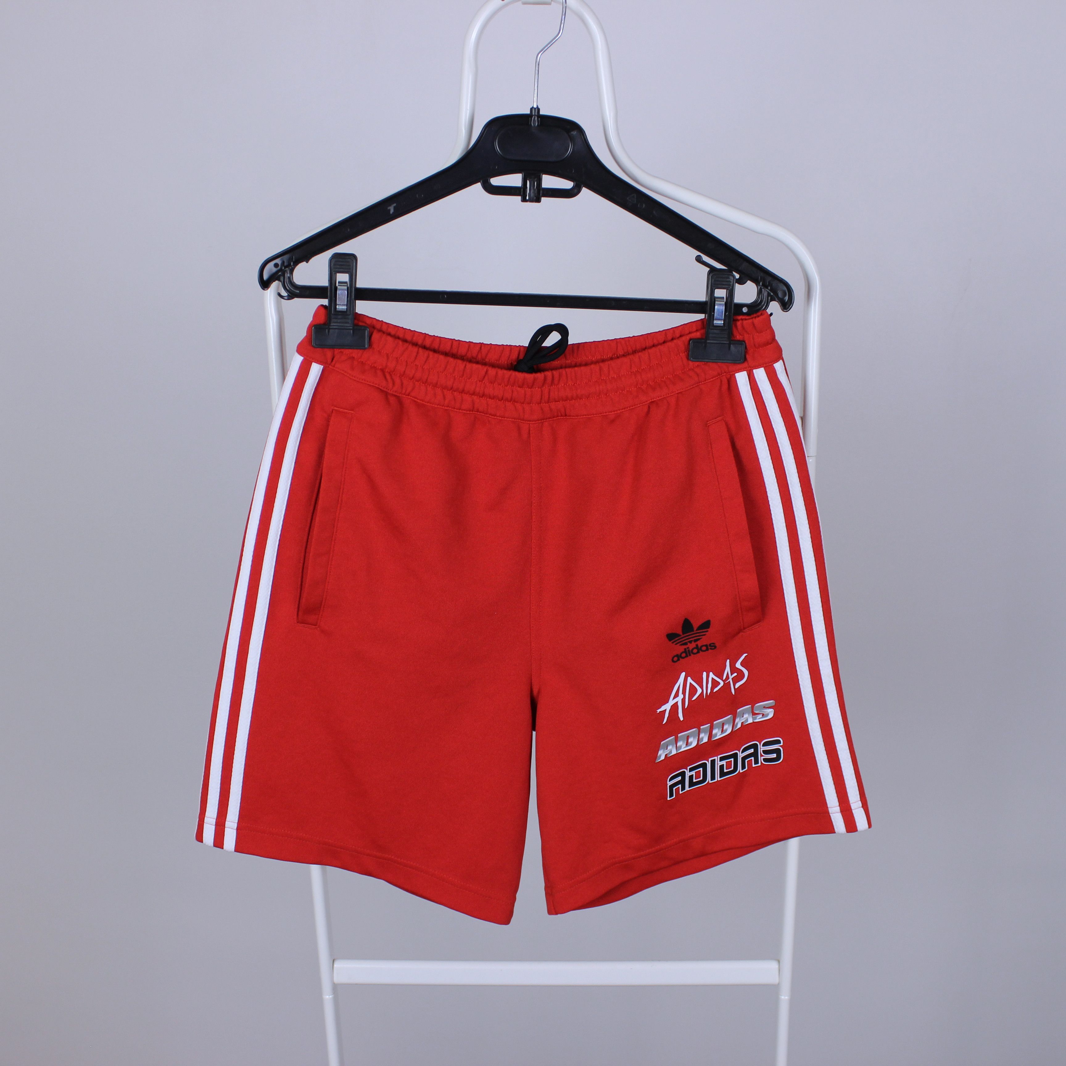 Adidas Adidas shorts men cotton S M red logo Size US 30 / EU 46 - 1 Thumbnail
