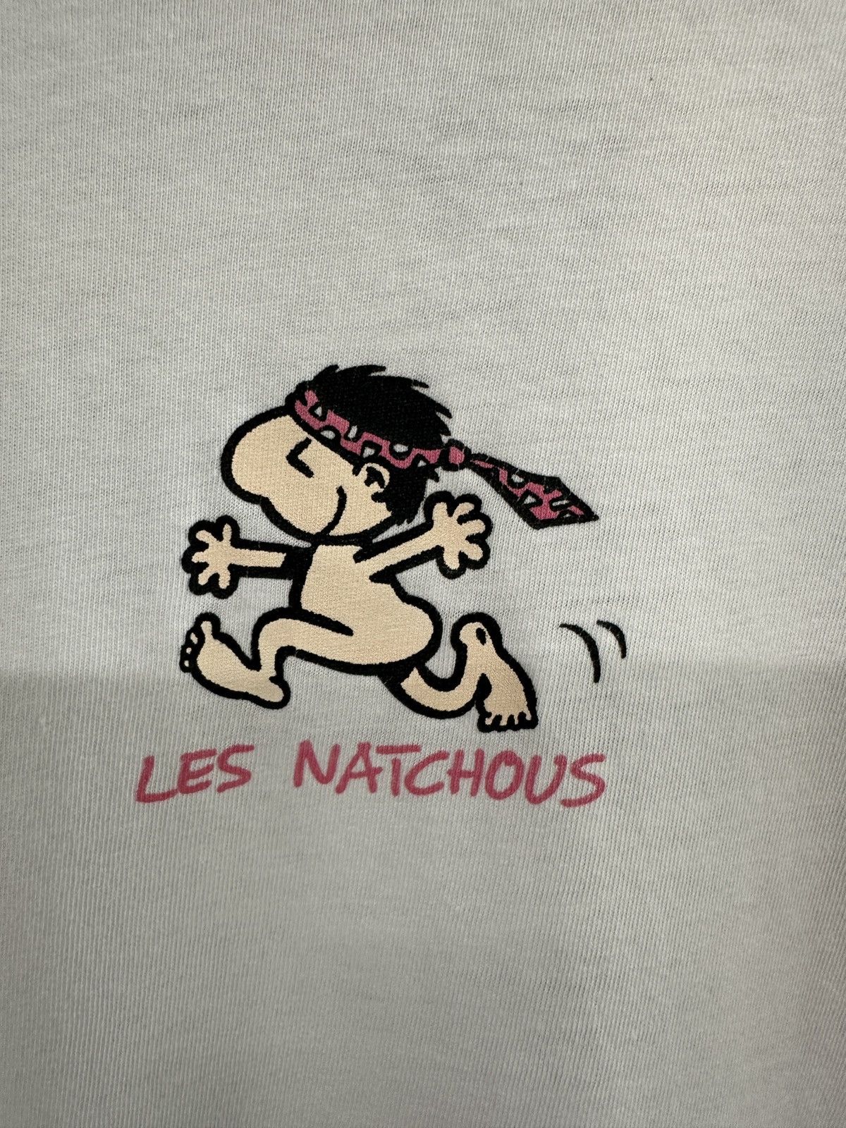 Vintage Vintage 90s Natchou Cartoon Volleyball Smash Graphic Tee Size US M / EU 48-50 / 2 - 2 Thumbnail