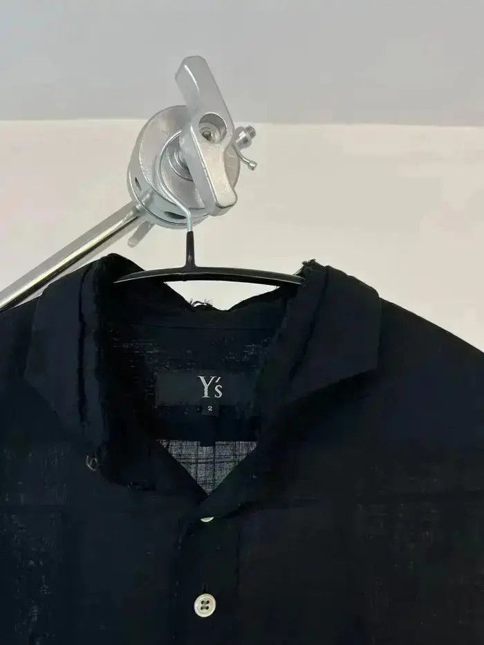 Yohji Yamamoto Yohji Yamamoto distressed neck shirt Size US M / EU 48-50 / 2 - 4 Thumbnail