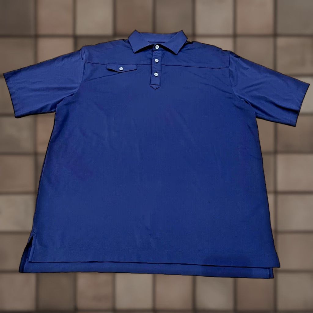 Footjoy FootJoy FJ Men’s Navy Blue Golf Polo Size XL Athletic Fit Polo Size US XL / EU 56 / 4 - 1 Thumbnail
