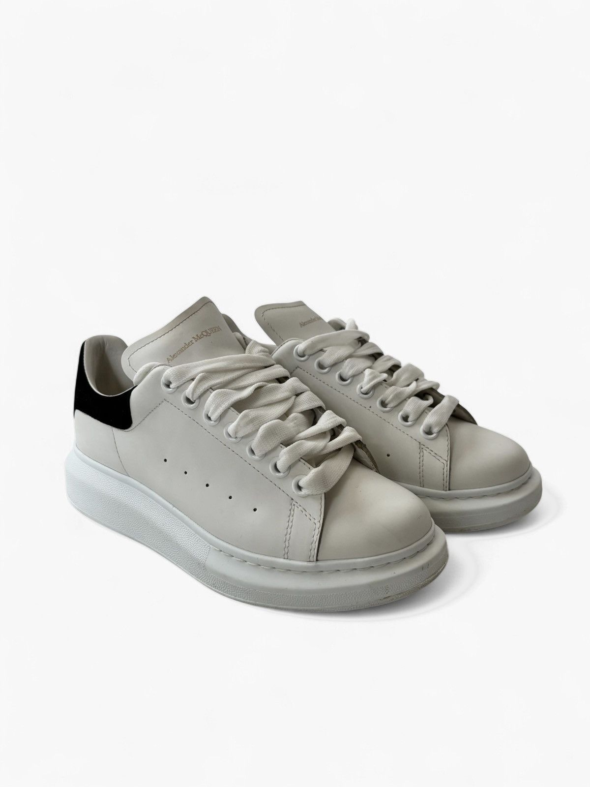 Alexander McQueen Alexander McQueen Oversize leather sneakers Size US 9 / IT 39 - 1 Thumbnail