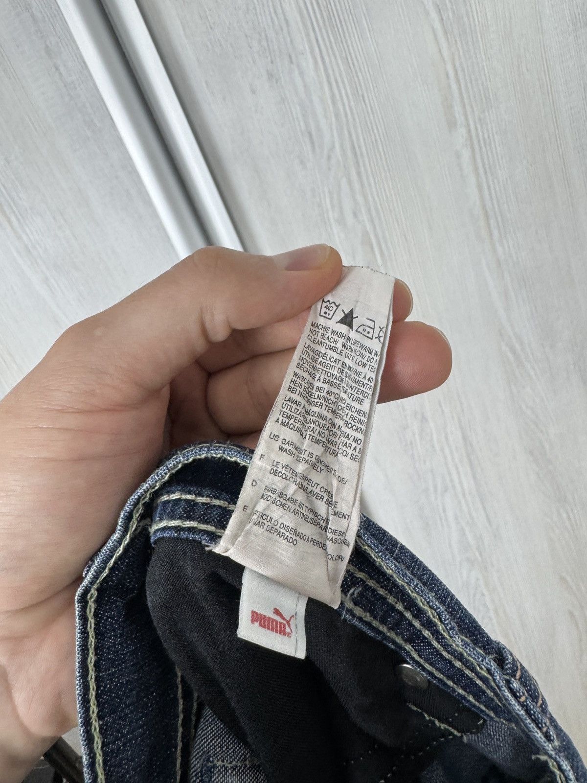 Evisu Evisu Puma Vintage 00s Washed Denim Y2K Flared Pants Jeans Size 34" / US 12 / IT 48 - 17 Thumbnail