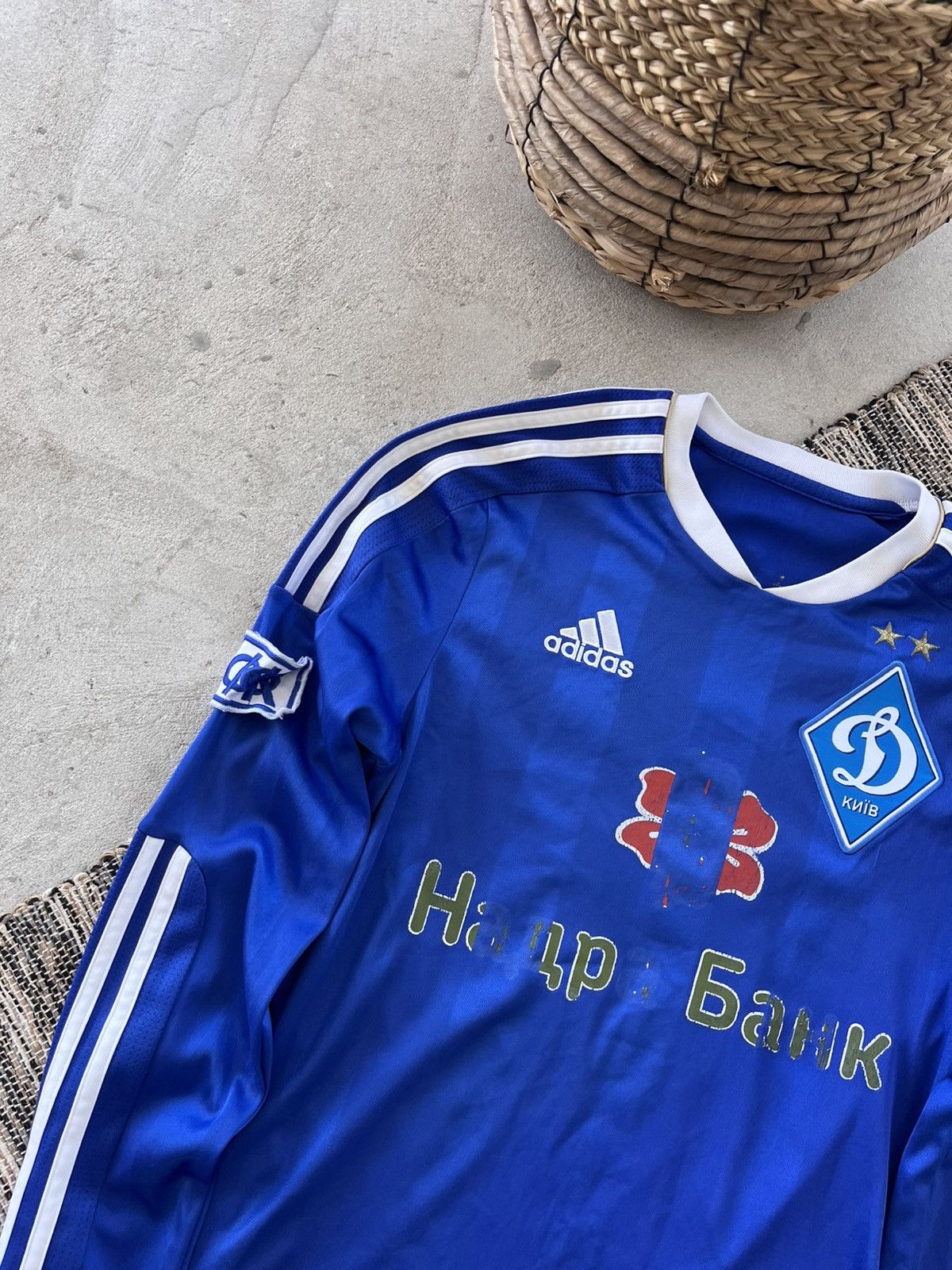 Adidas Vintage Adidas Dynamo Kyiv LongSleeve Jersey Blue 6 Football Size US S / EU 44-46 / 1 - 3 Thumbnail