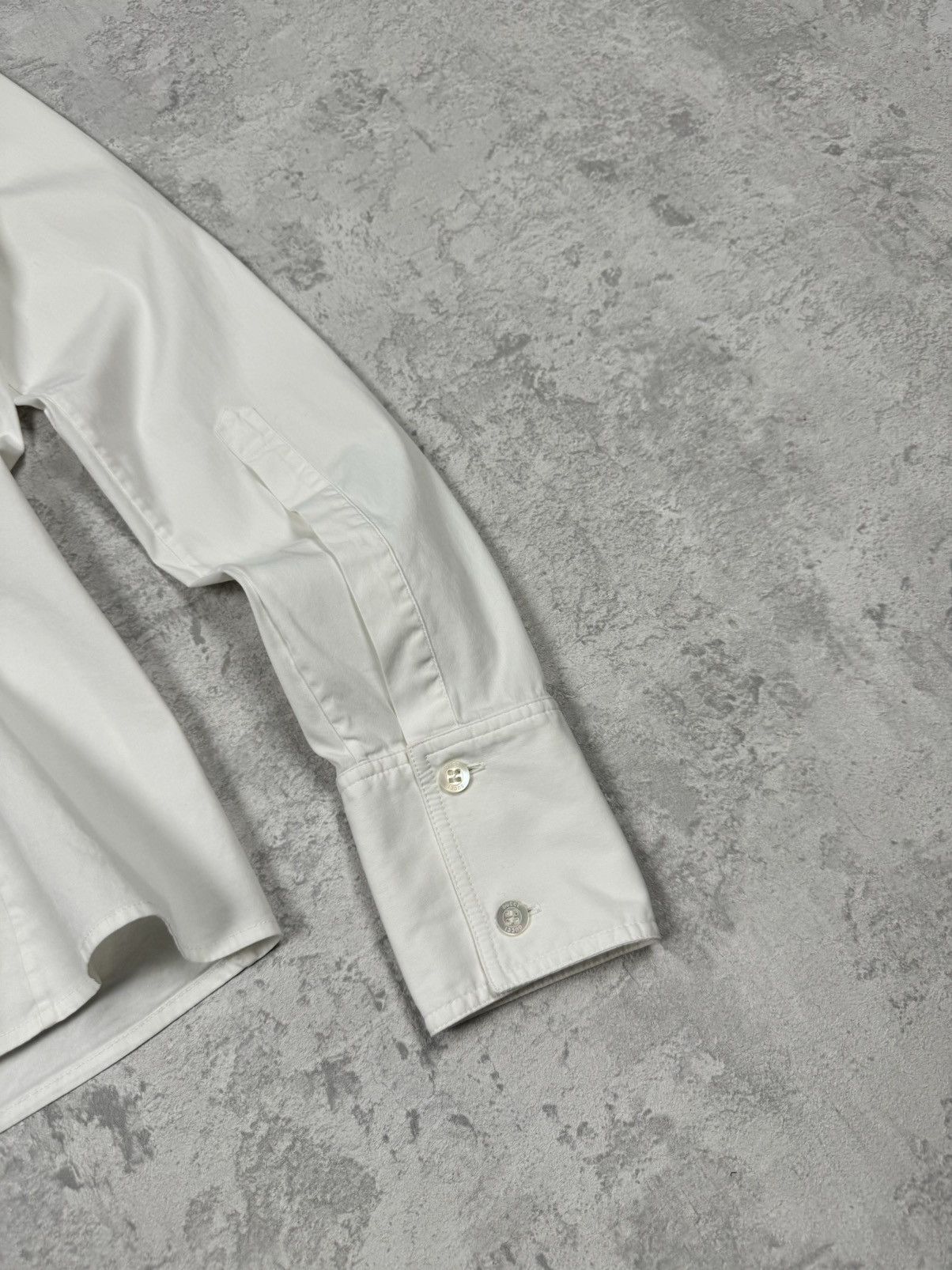 Gucci Rare Gucci Lace-Up White Shirt Size 40 Size S / US 4 / IT 40 - 12 Thumbnail