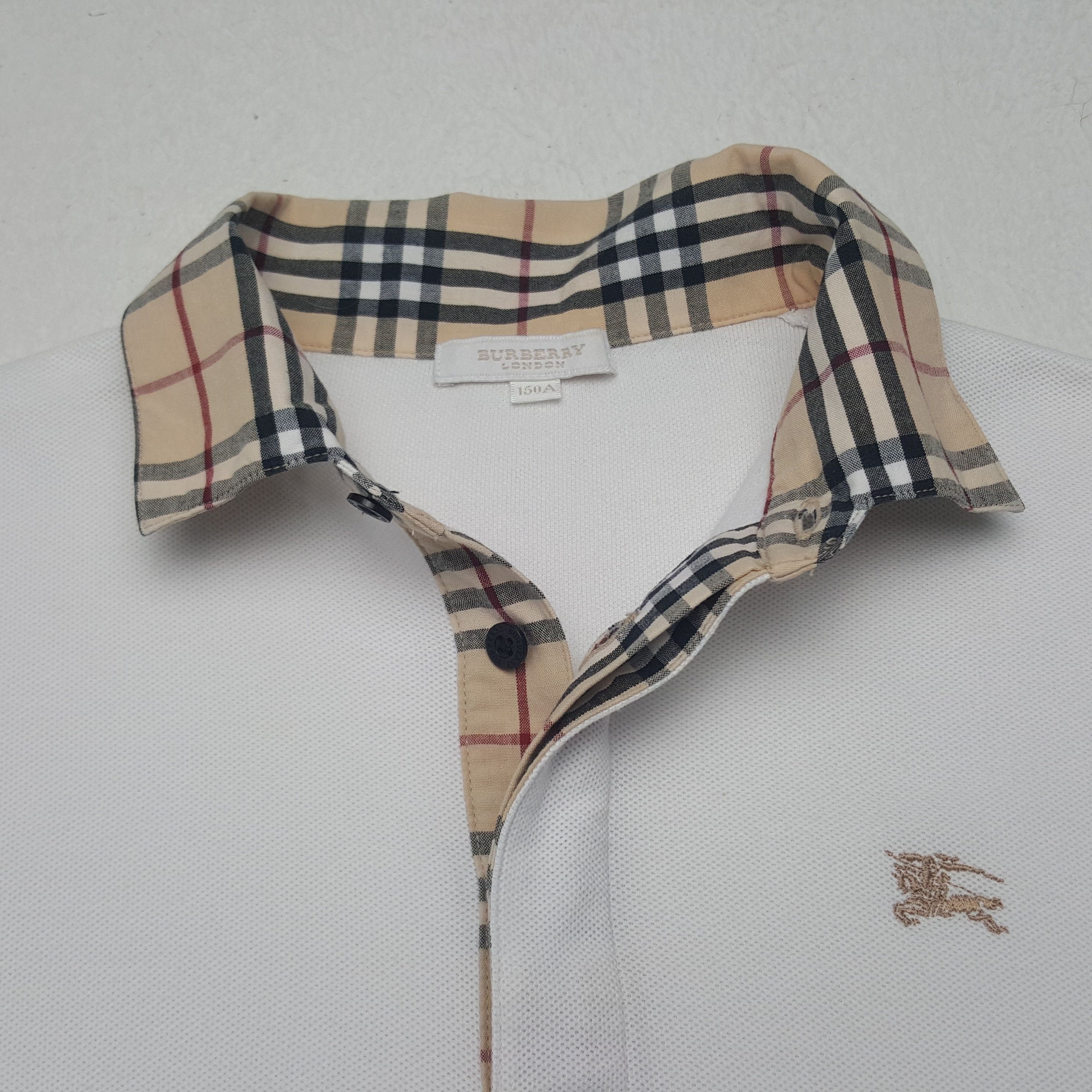 Burberry × Vintage Vintage Burberry London Nova Check Polos Size US S / EU 44-46 / 1 - 4 Thumbnail