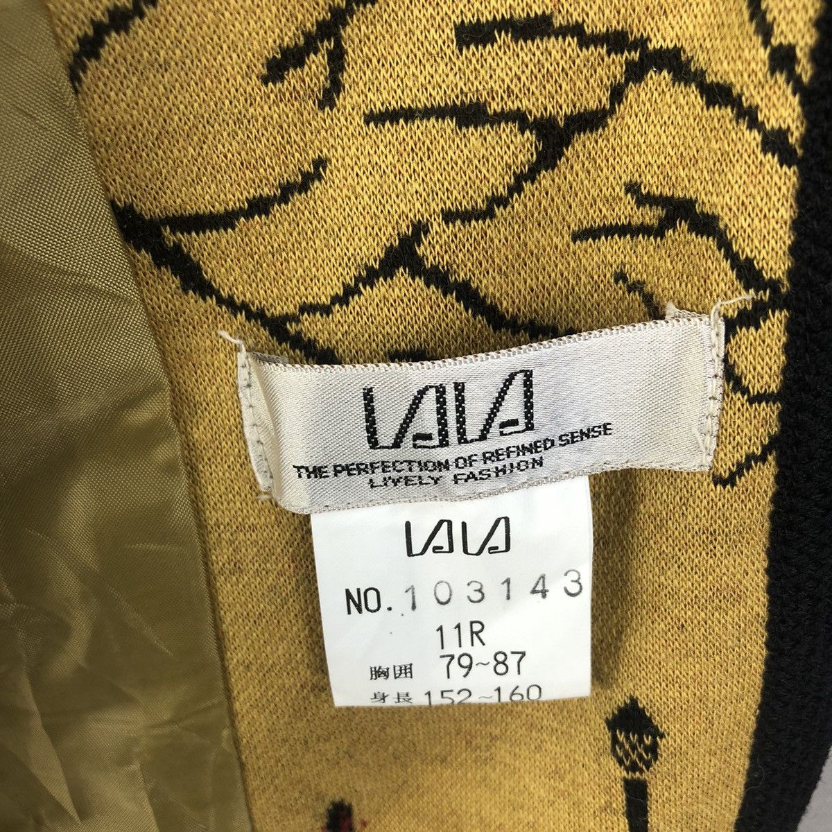 Other Vintage Japanese Brand Lala Knitted Graphic Cardigan Jacket Size M / US 6-8 / IT 42-44 - 16 Thumbnail
