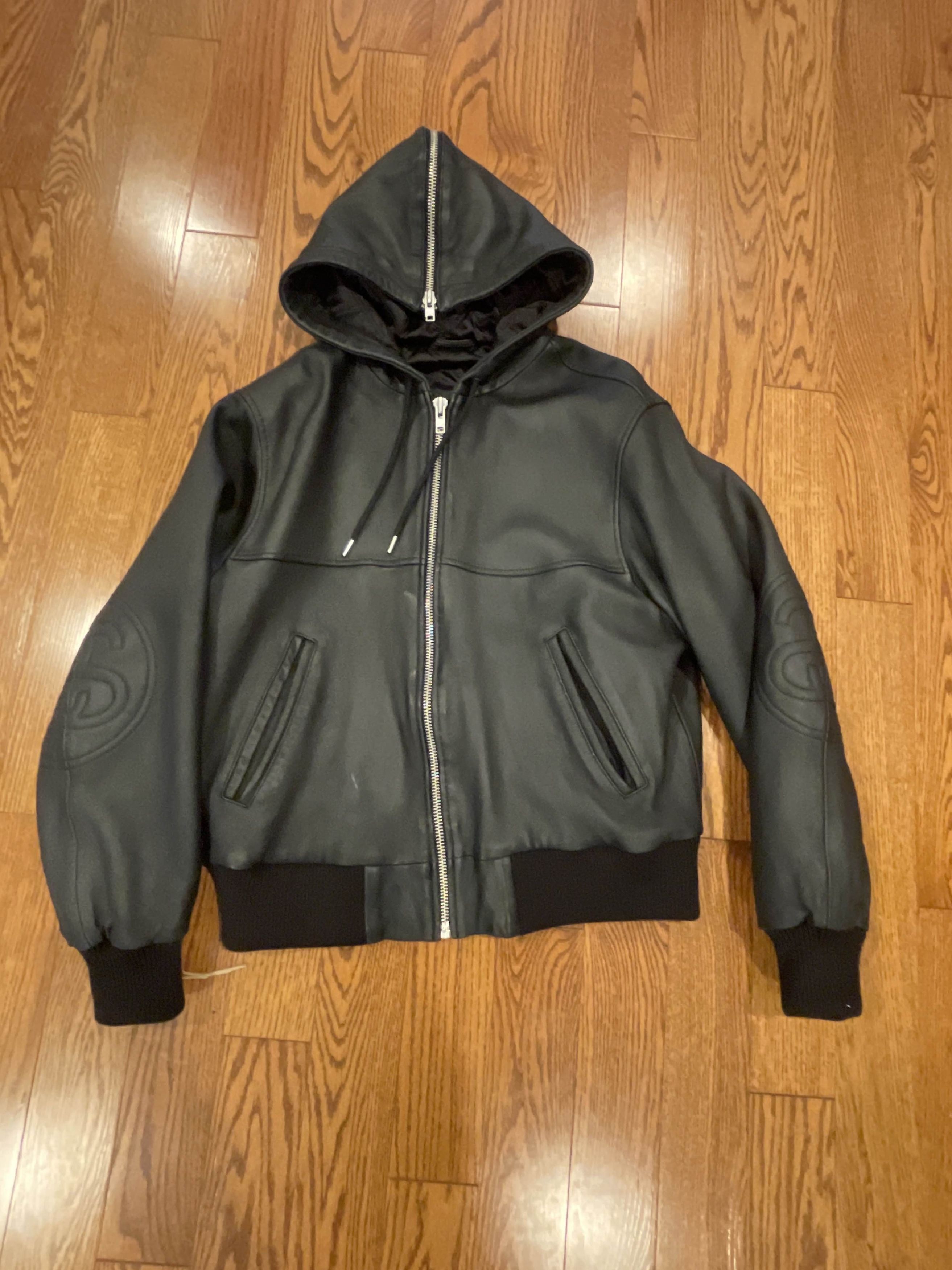 【archive】Old Stussy leather Down jacket Stussy Archive Stussy Leather Down/Puffer Jacket | Grailed