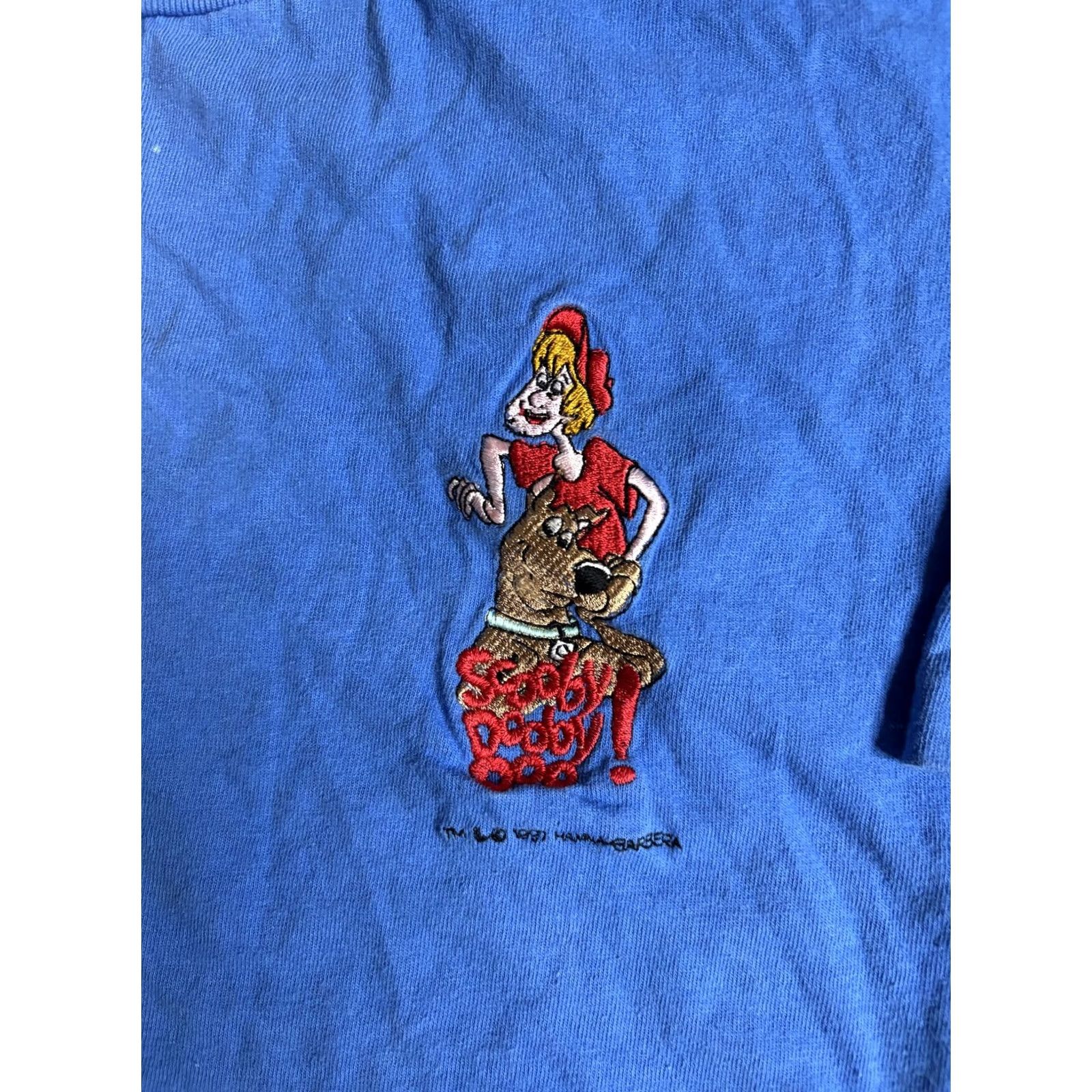 Vintage VINTAGE Cartoon Network Shirt Mens XL Blue Scooby-Doo Tee T-Shirt 90s Size US XL / EU 56 / 4 - 2 Thumbnail