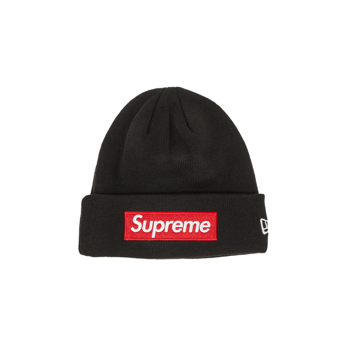 Supreme Supreme x New Era Box Logo Beanie Black | Grailed