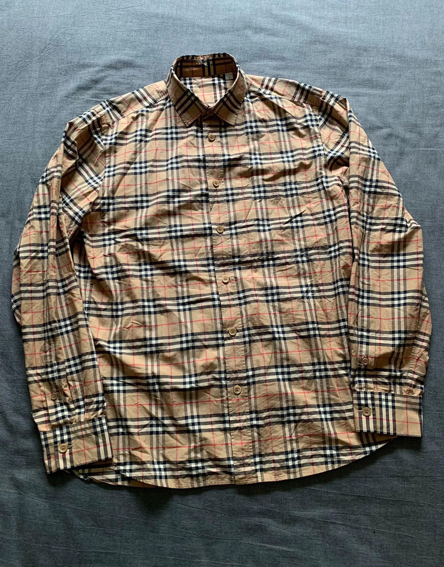 Burberry Burberry Classic Check Long-Sleeve Shirt Size US M / EU 48-50 / 2 - 1 Thumbnail
